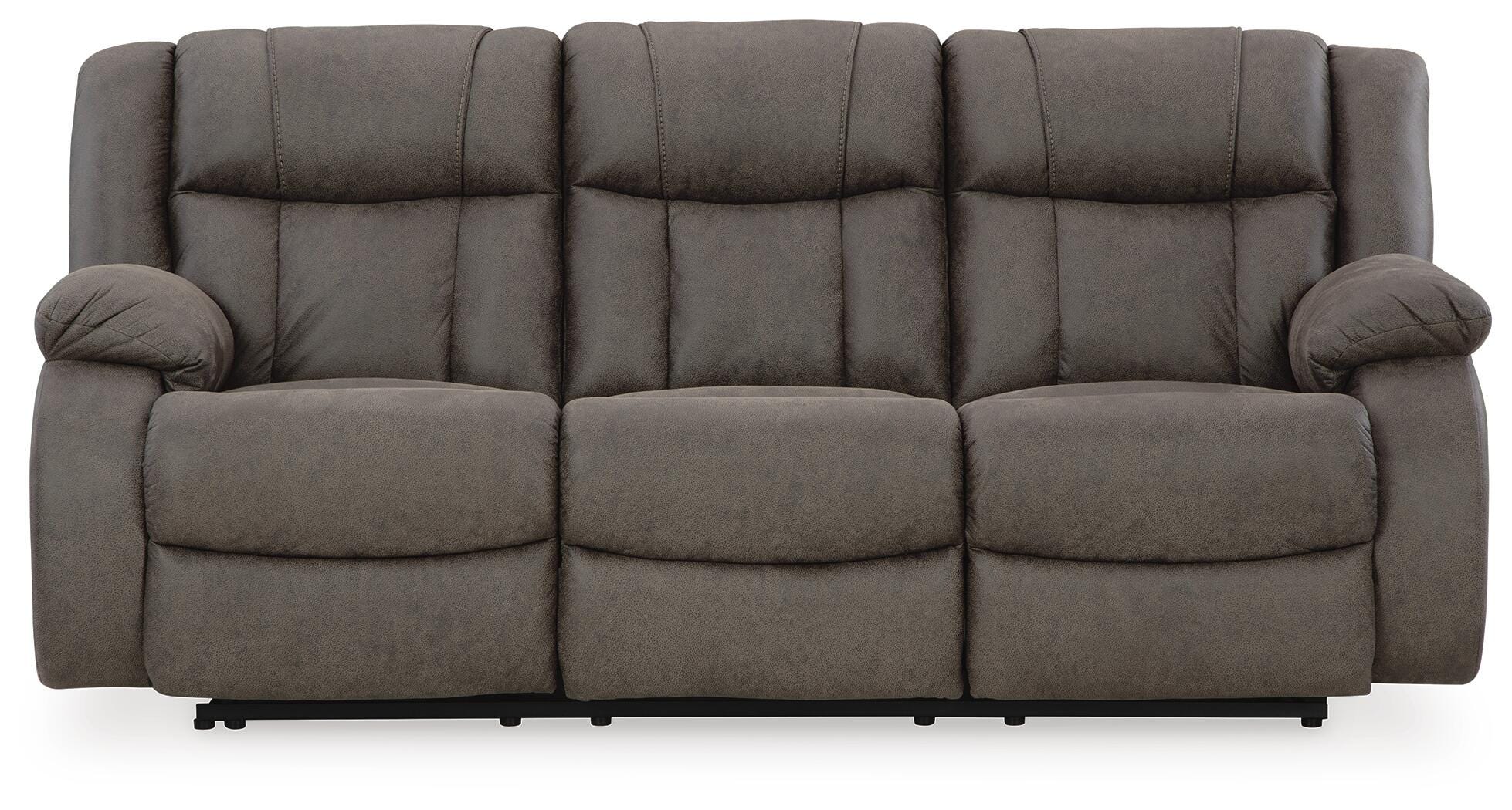 First Base Reclining Sofa and 2 Recliners