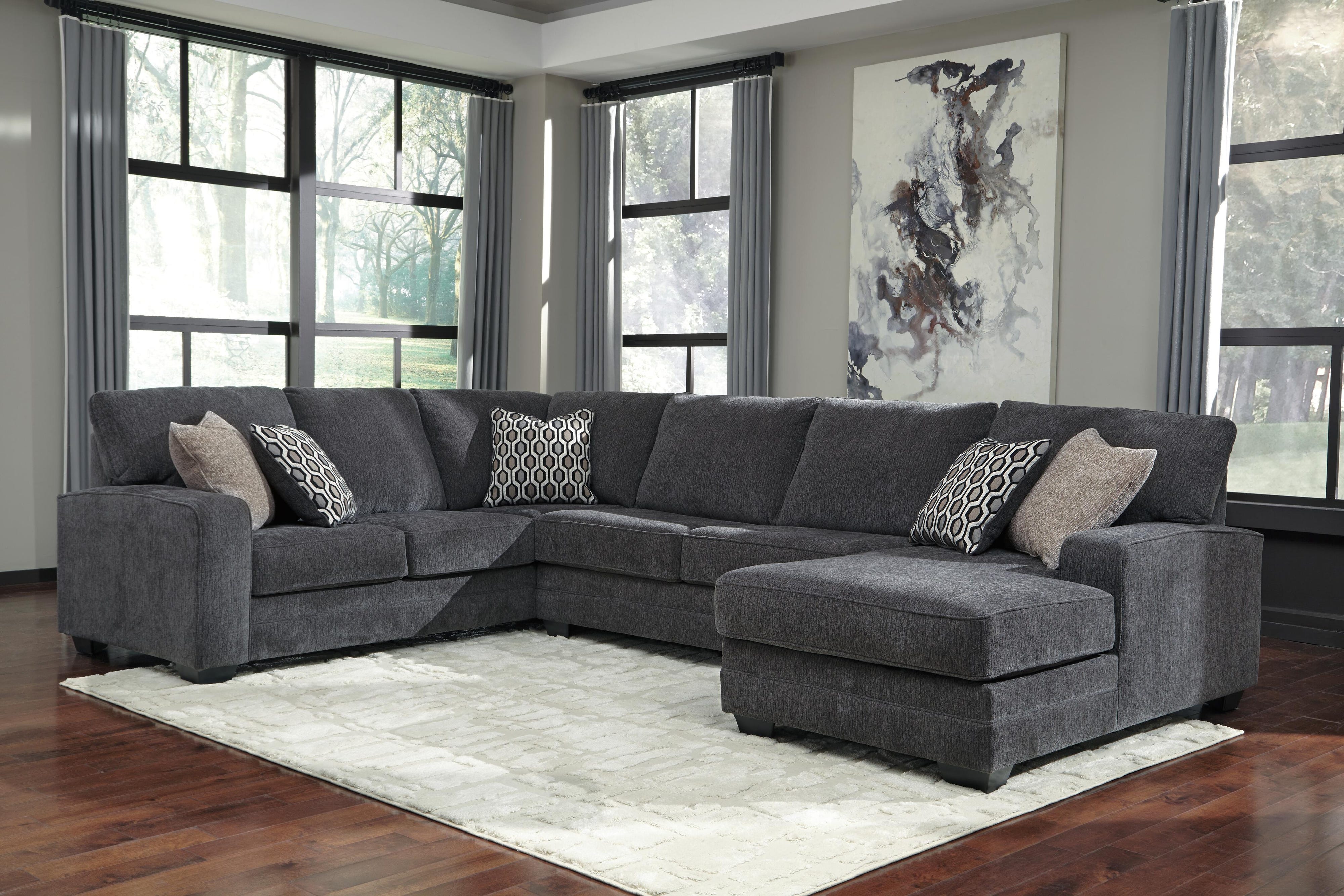 Tracling 3-Piece Sectional and Ottoman