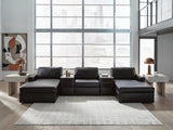 Modmax II 5-Piece Double Chaise Sectional with Audio Consoles