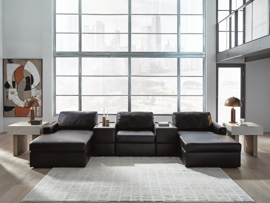 Modmax II 5-Piece Double Chaise Sectional with Storage Consoles