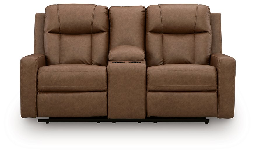Mackmenville Reclining Loveseat with Console