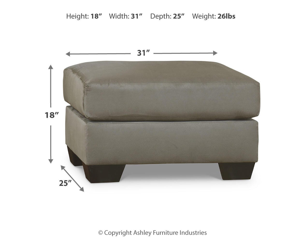 Darcy Sofa, Chair and Ottoman