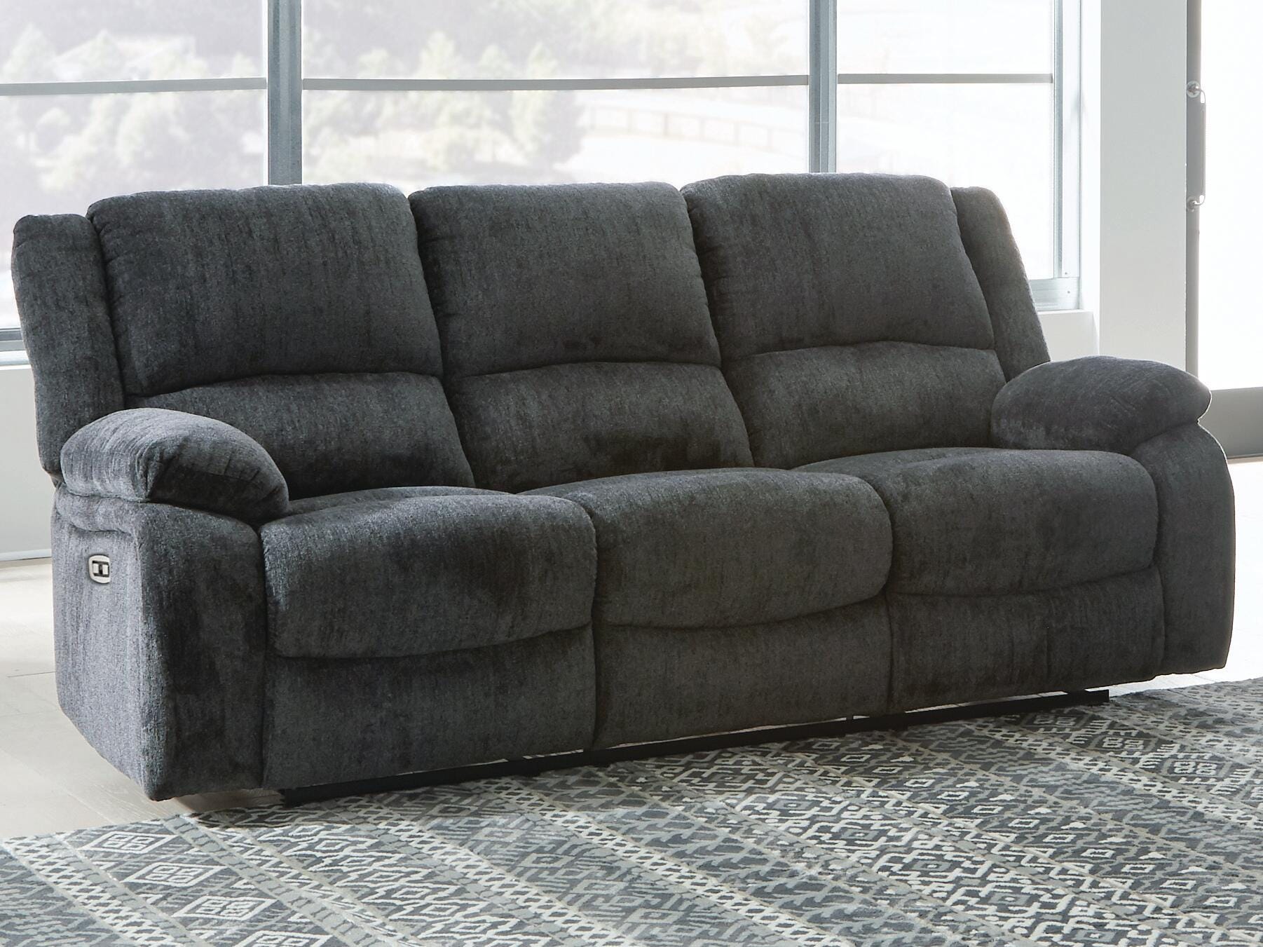 Draycoll Power Reclining Sofa and 2 Power Recliners