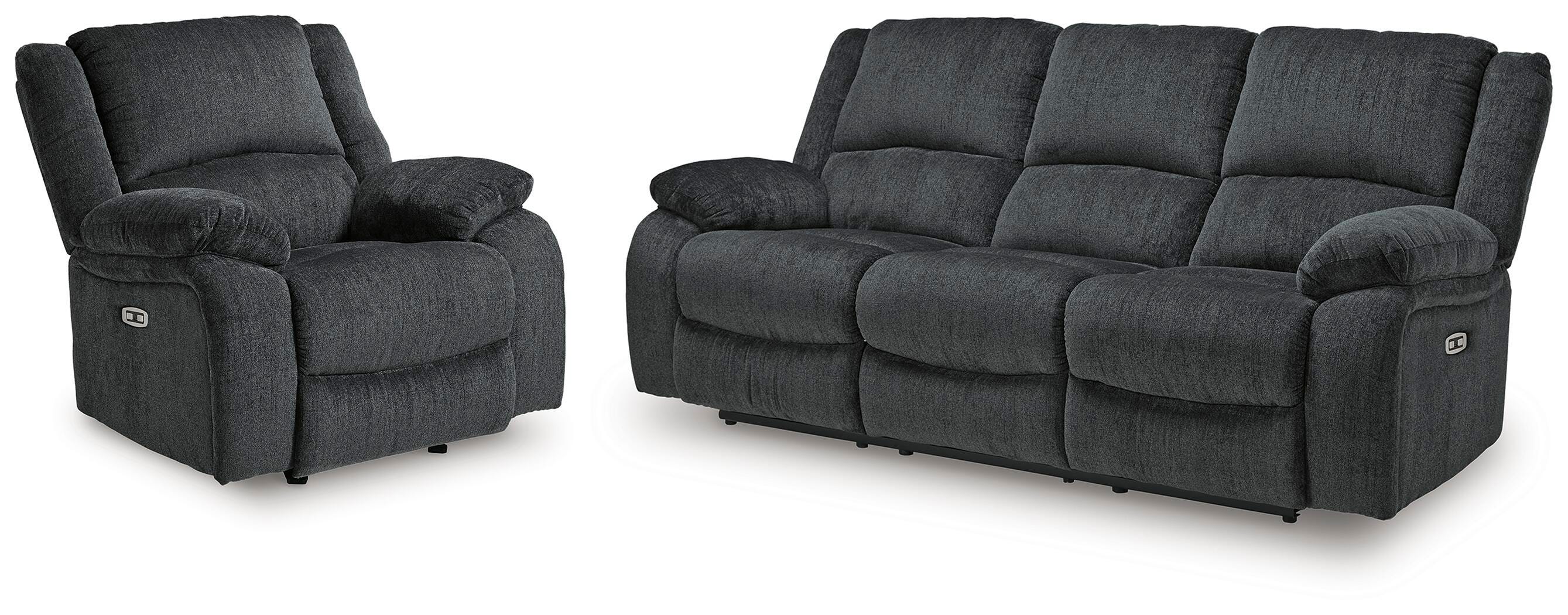 Draycoll Power Reclining Sofa and Power Recliner
