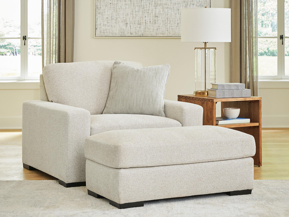 Conlee-Pike Oversized Chair and Ottoman