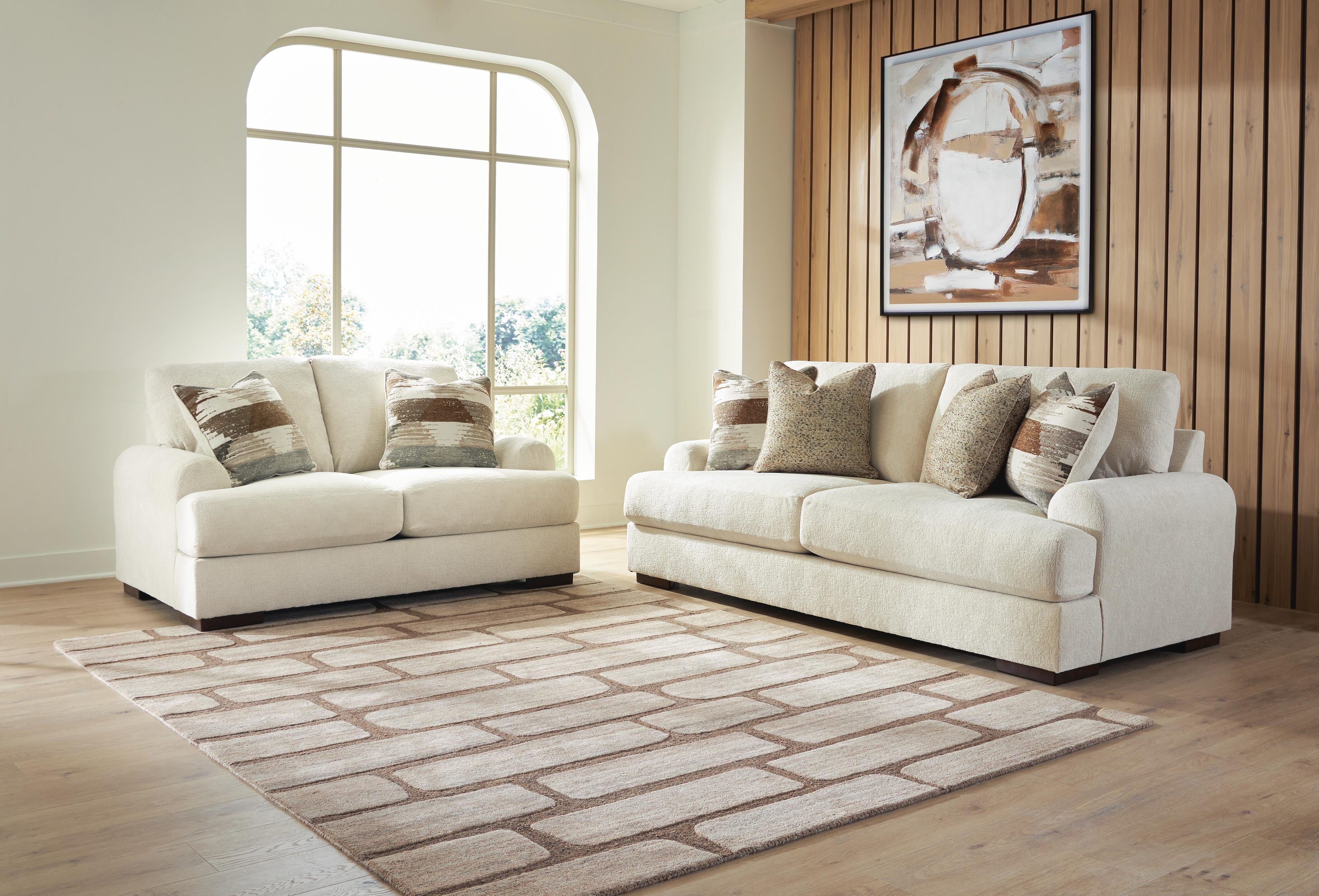 Jayne Park Sofa and Loveseat