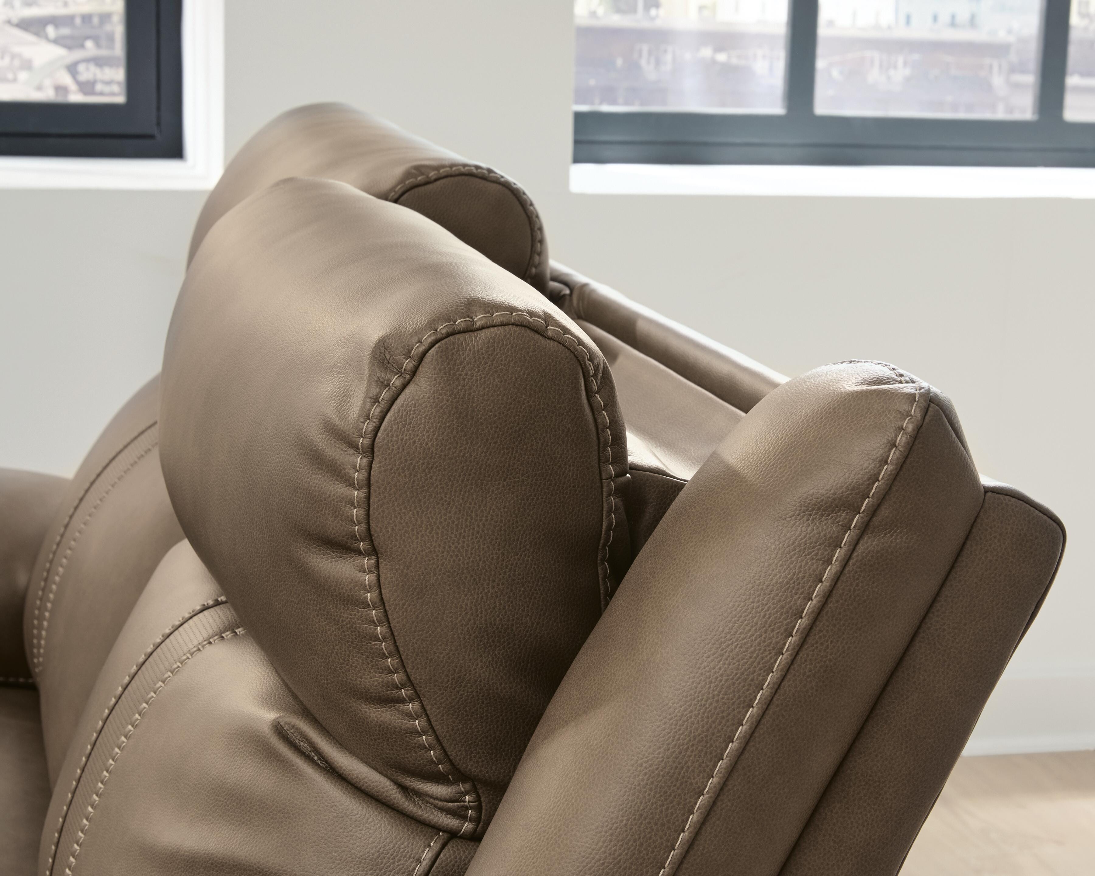 Max-Momentum 7-Piece Power Reclining Sectional with Audio Consoles