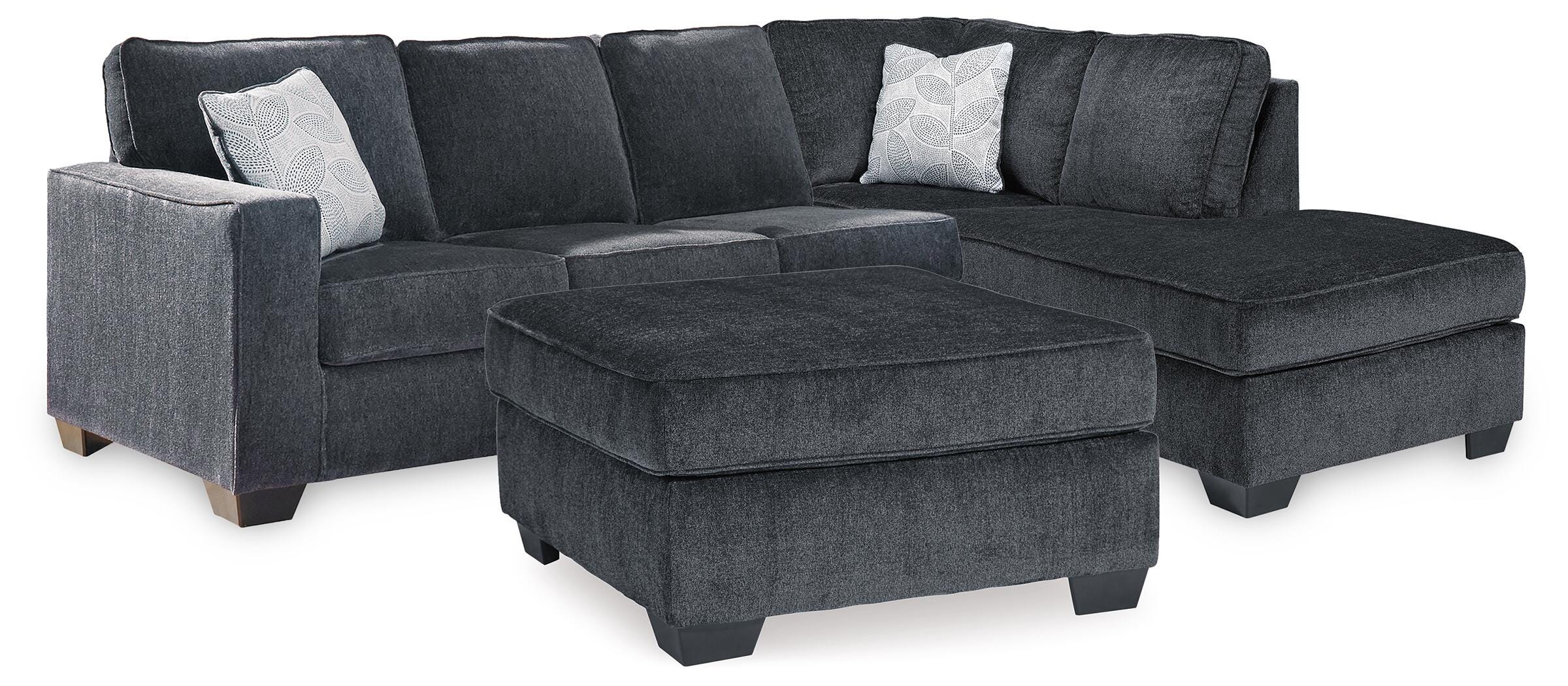 Altari 2-Piece Sleeper Sectional and Ottoman