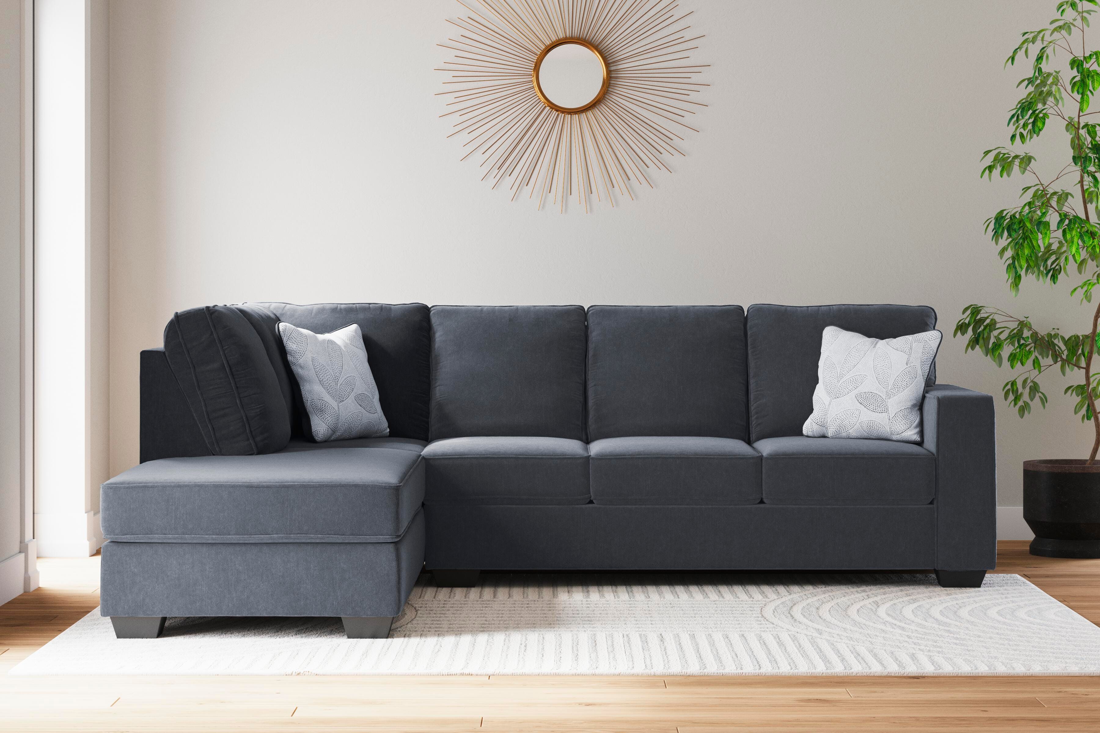 Altari 2-Piece Sectional with Chaise and Oversized Ottoman
