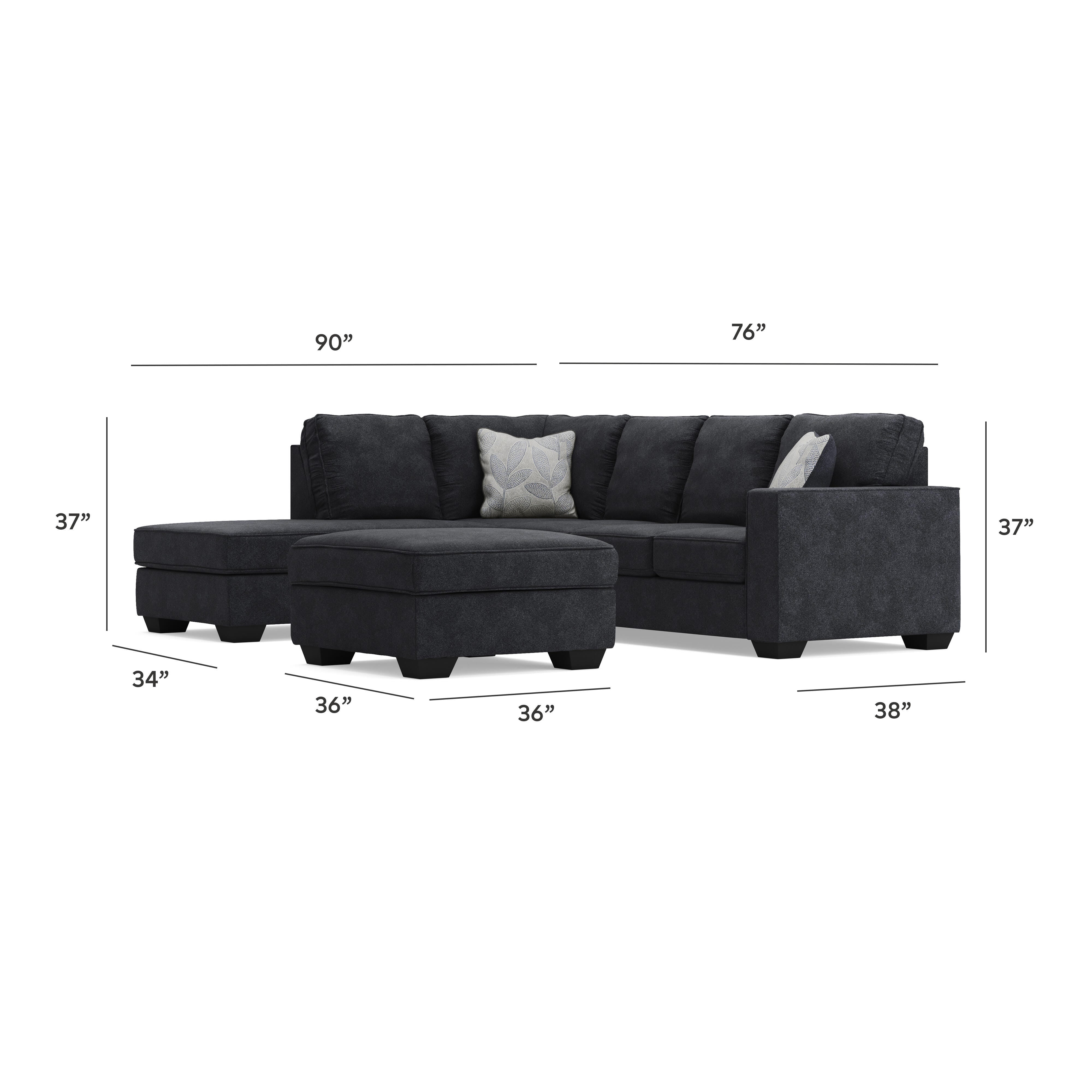 Altari 2-Piece Sleeper Sectional and Ottoman