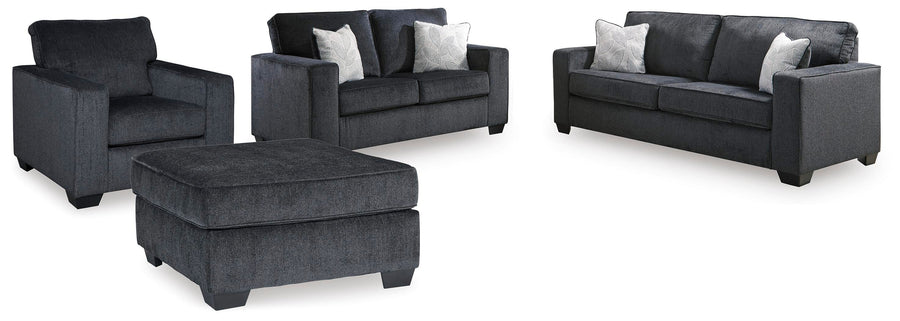 Altari Sofa Sleeper, Loveseat, Chair and Oversized Ottoman