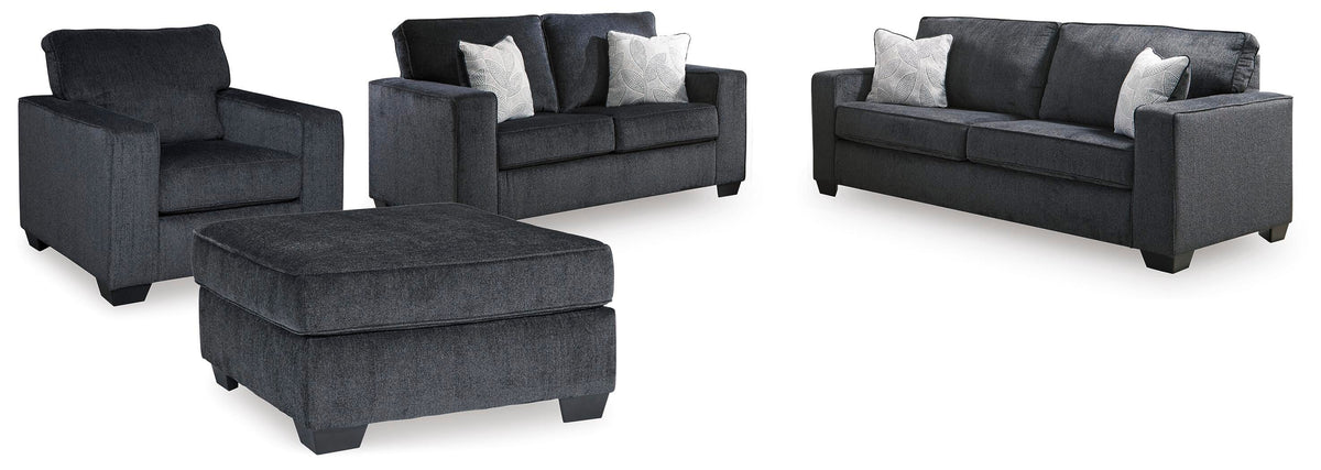 Altari Sofa Sleeper, Loveseat, Chair and Oversized Ottoman