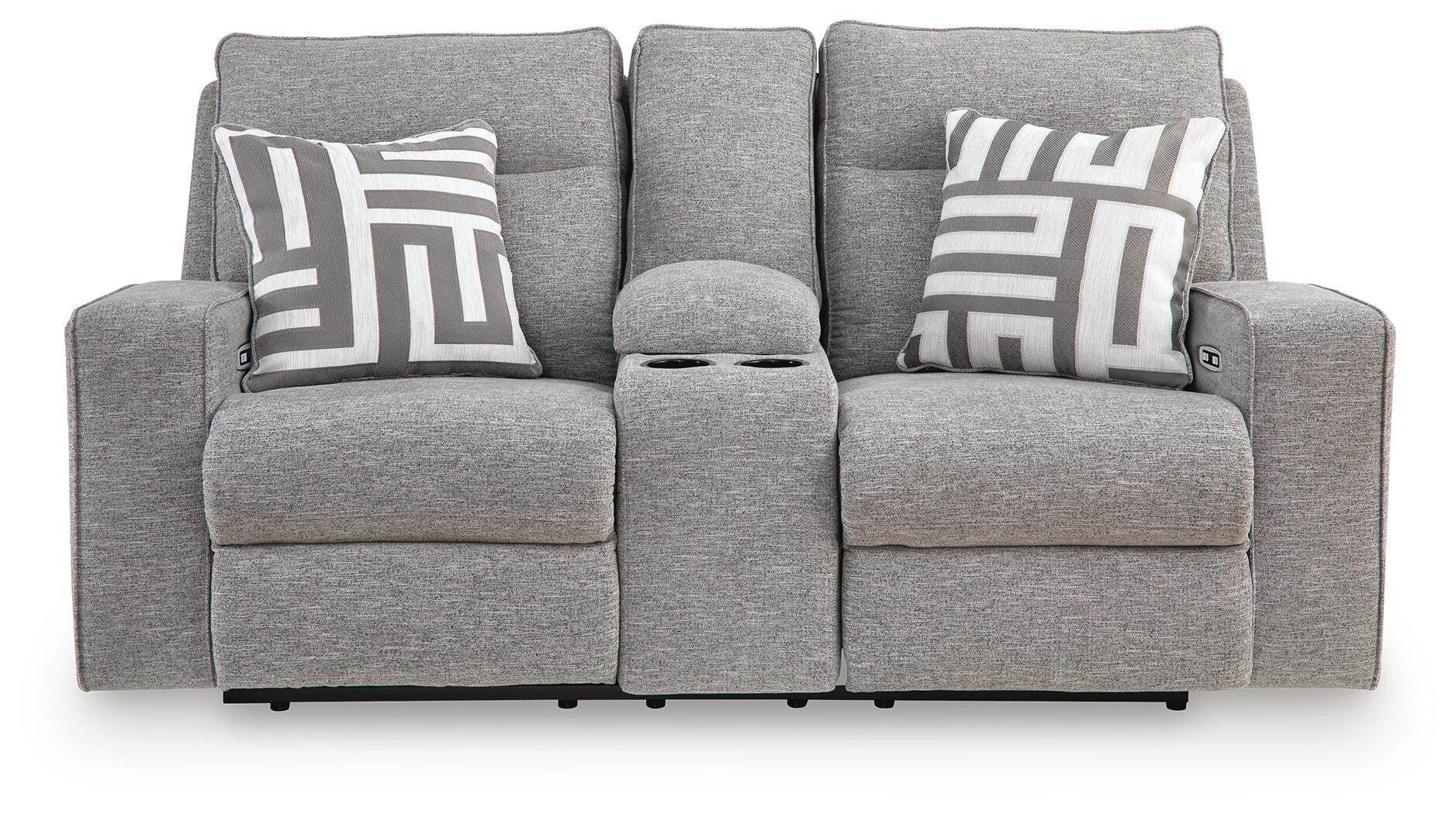 Biscoe Power Sofa, Loveseat and Recliner