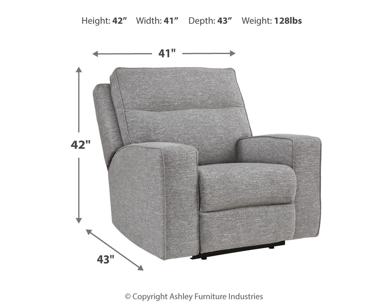 Biscoe Power Sofa, Loveseat and Recliner
