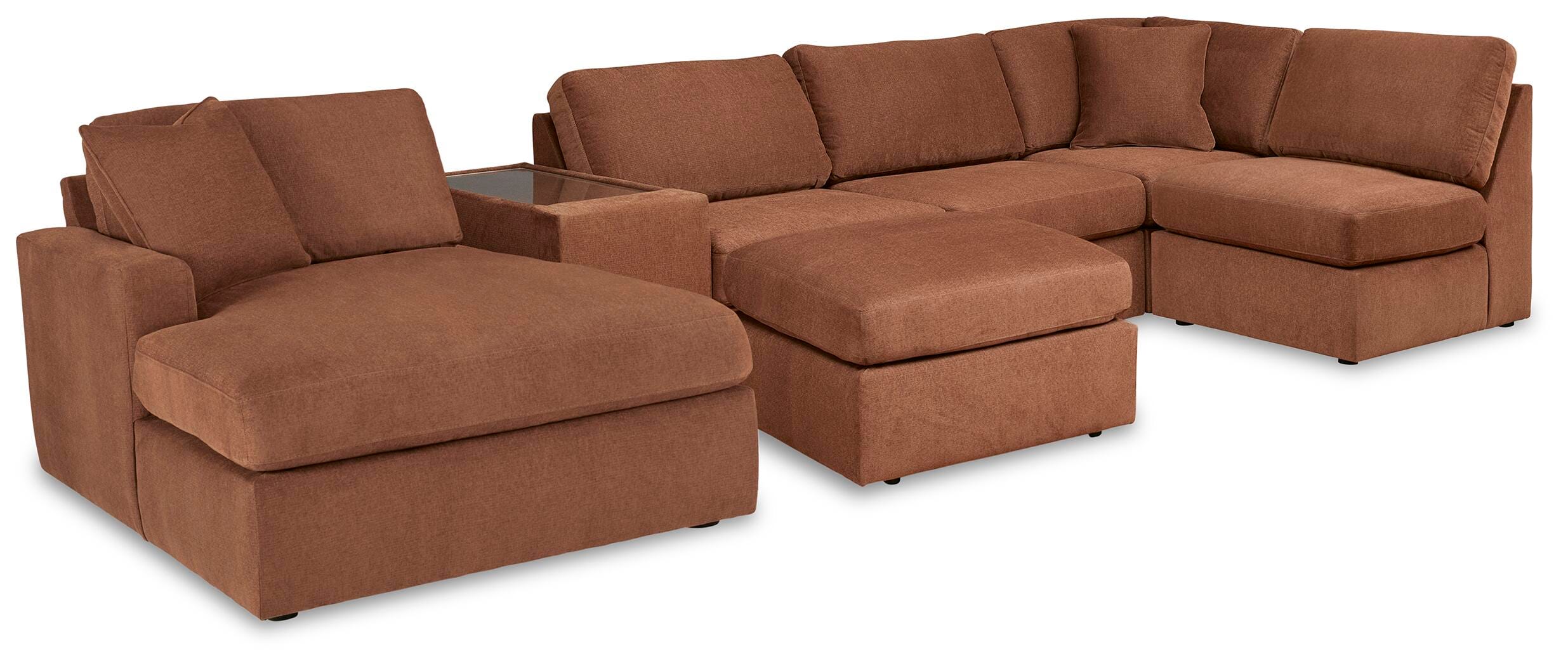 Solstice 6-Piece Sectional with Chaise and Ottoman
