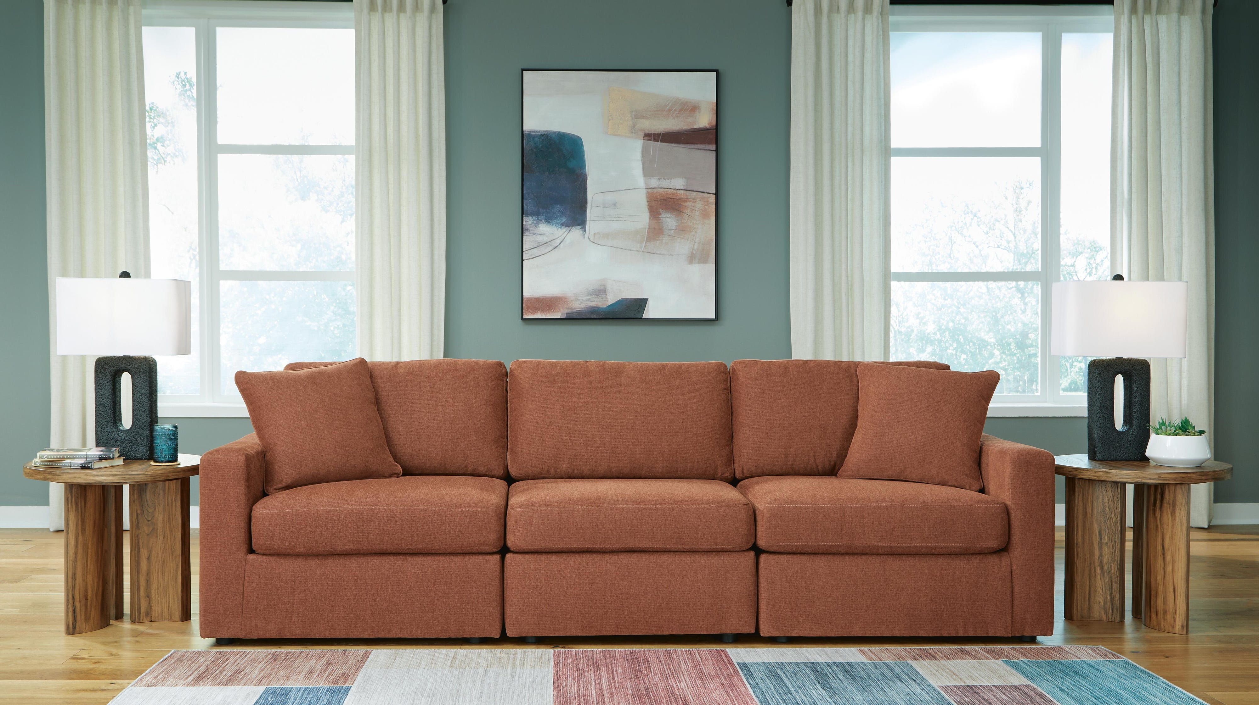 Modmax Sectional Sofa, Loveseat and Recliner