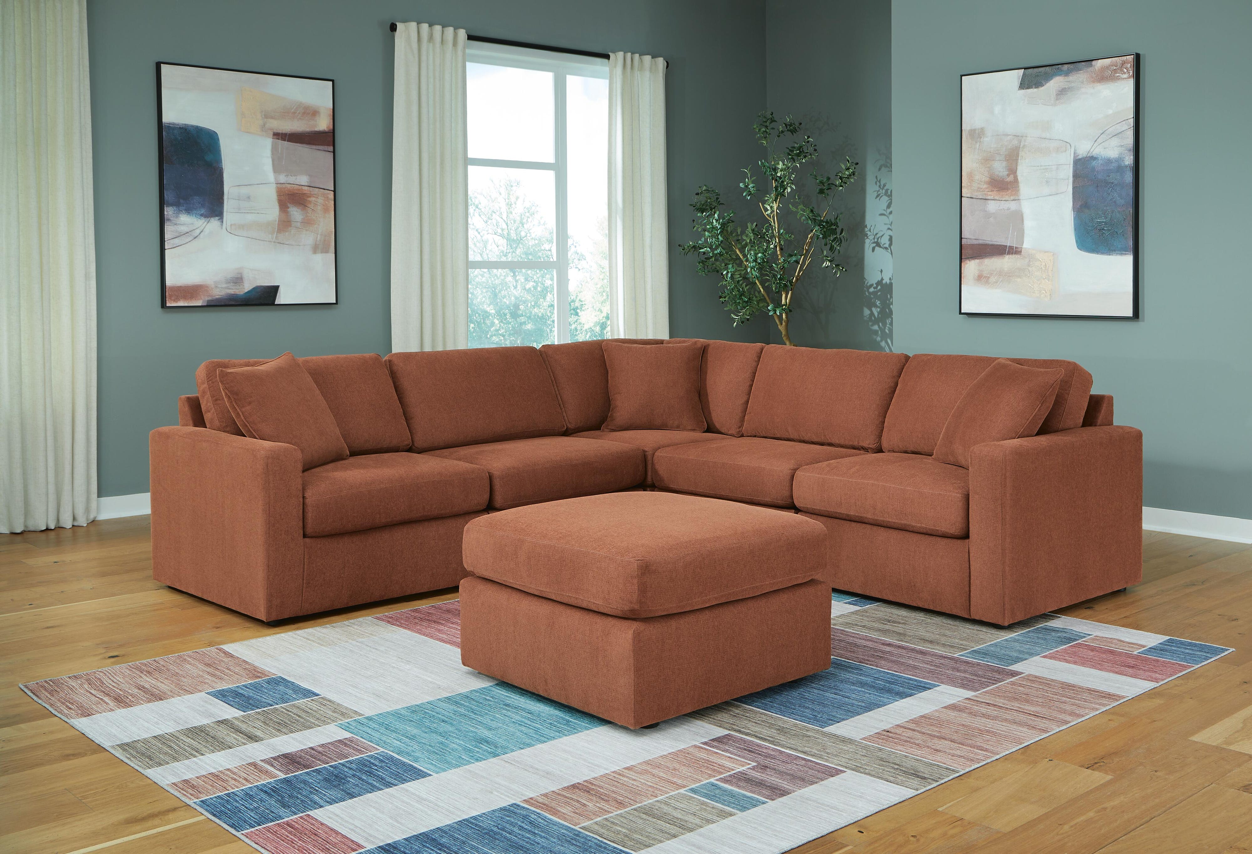 Modmax 5-Piece Sectional with Ottoman