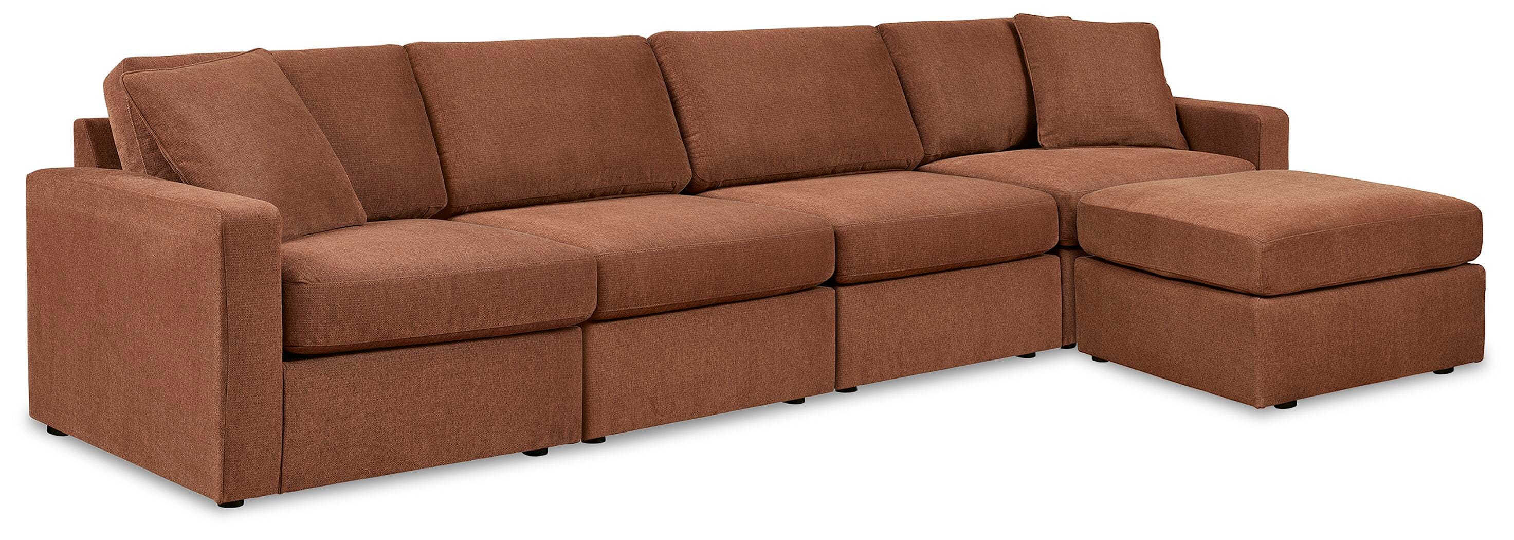Solstice 4-Piece Sectional and Ottoman