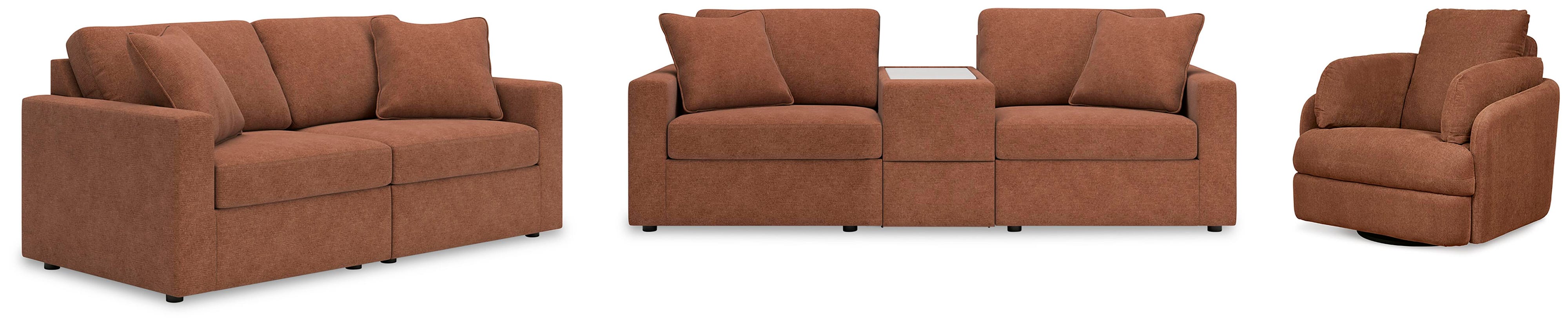 Modmax Sectional Sofa, Loveseat and Recliner