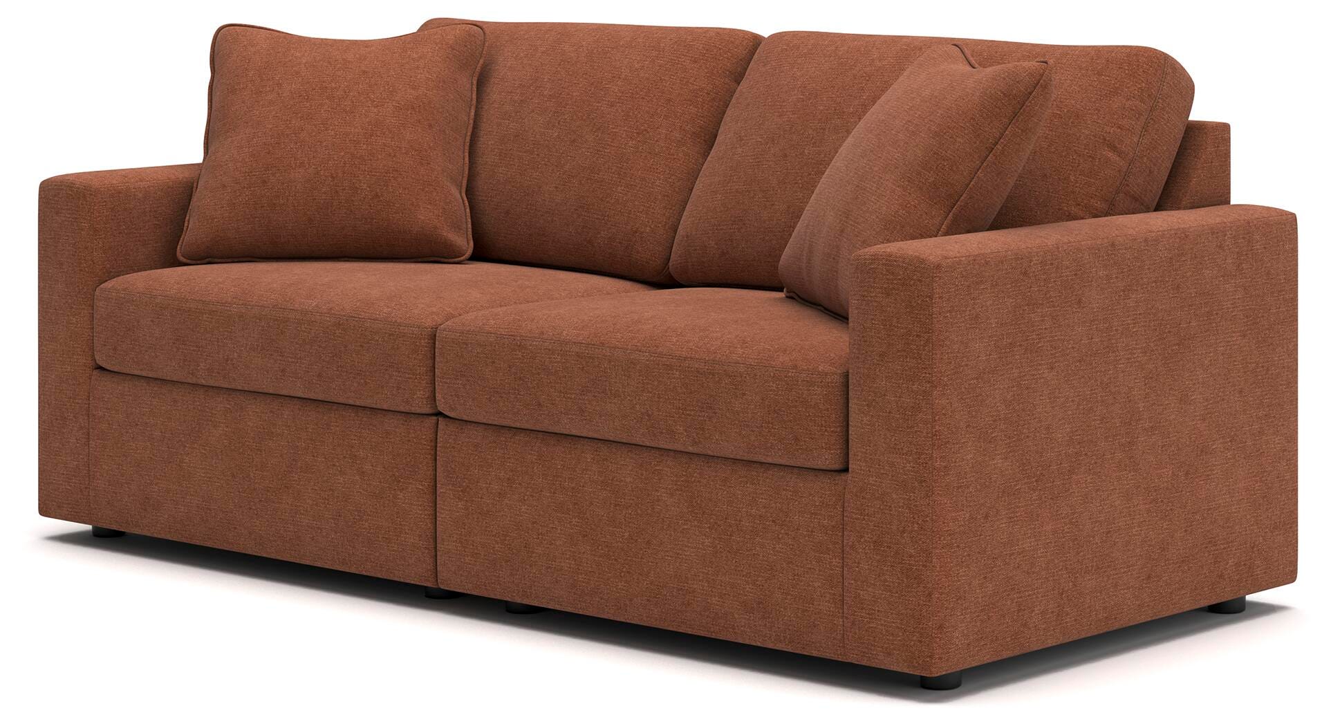 Modmax Pillar Peak Sectional Sofa and Loveseat