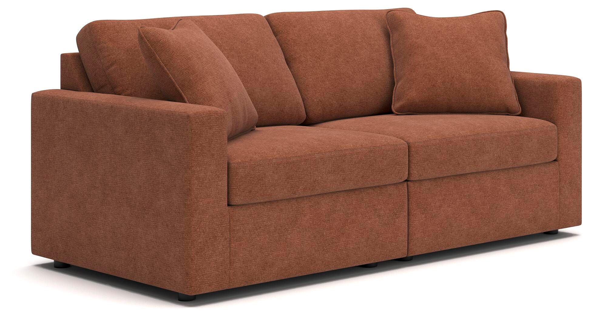 Modmax Pillar Peak Sectional Sofa and Loveseat