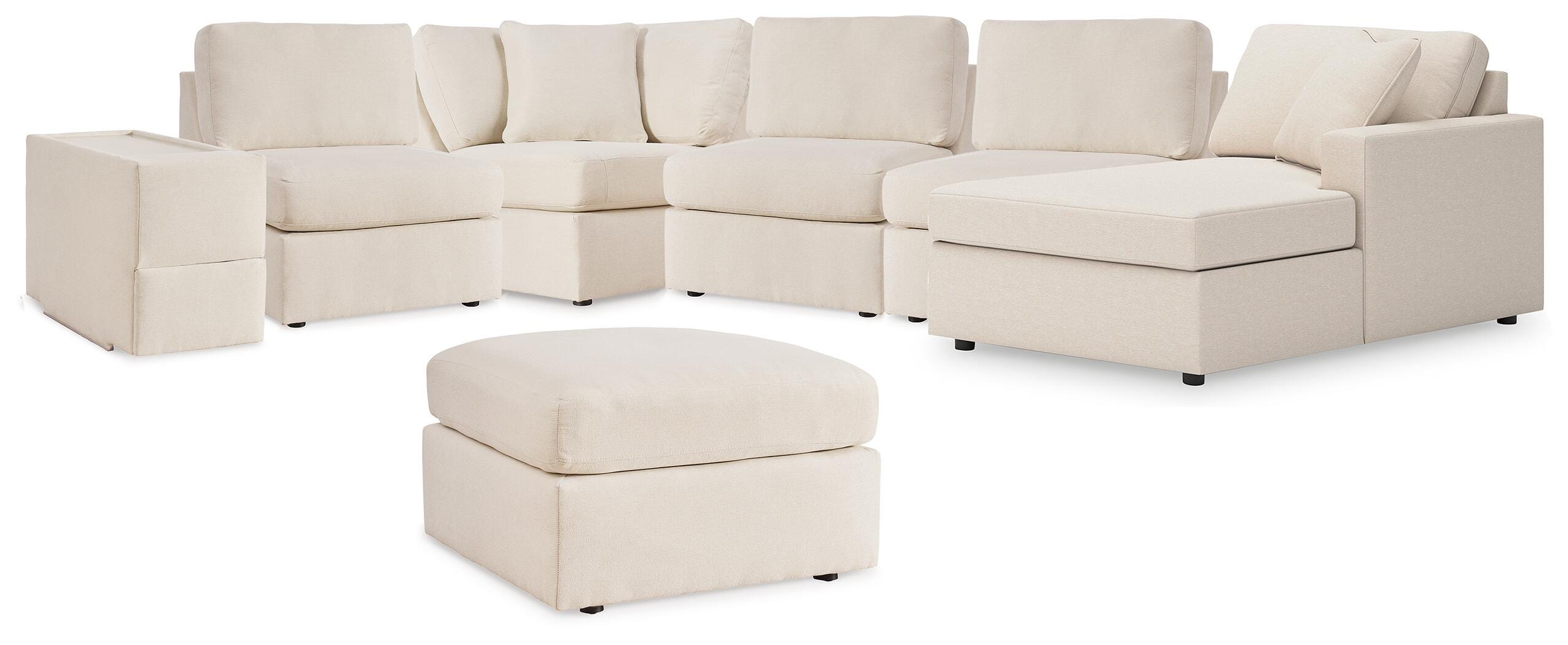 Solstice 6-Piece Sectional with Chaise and Ottoman