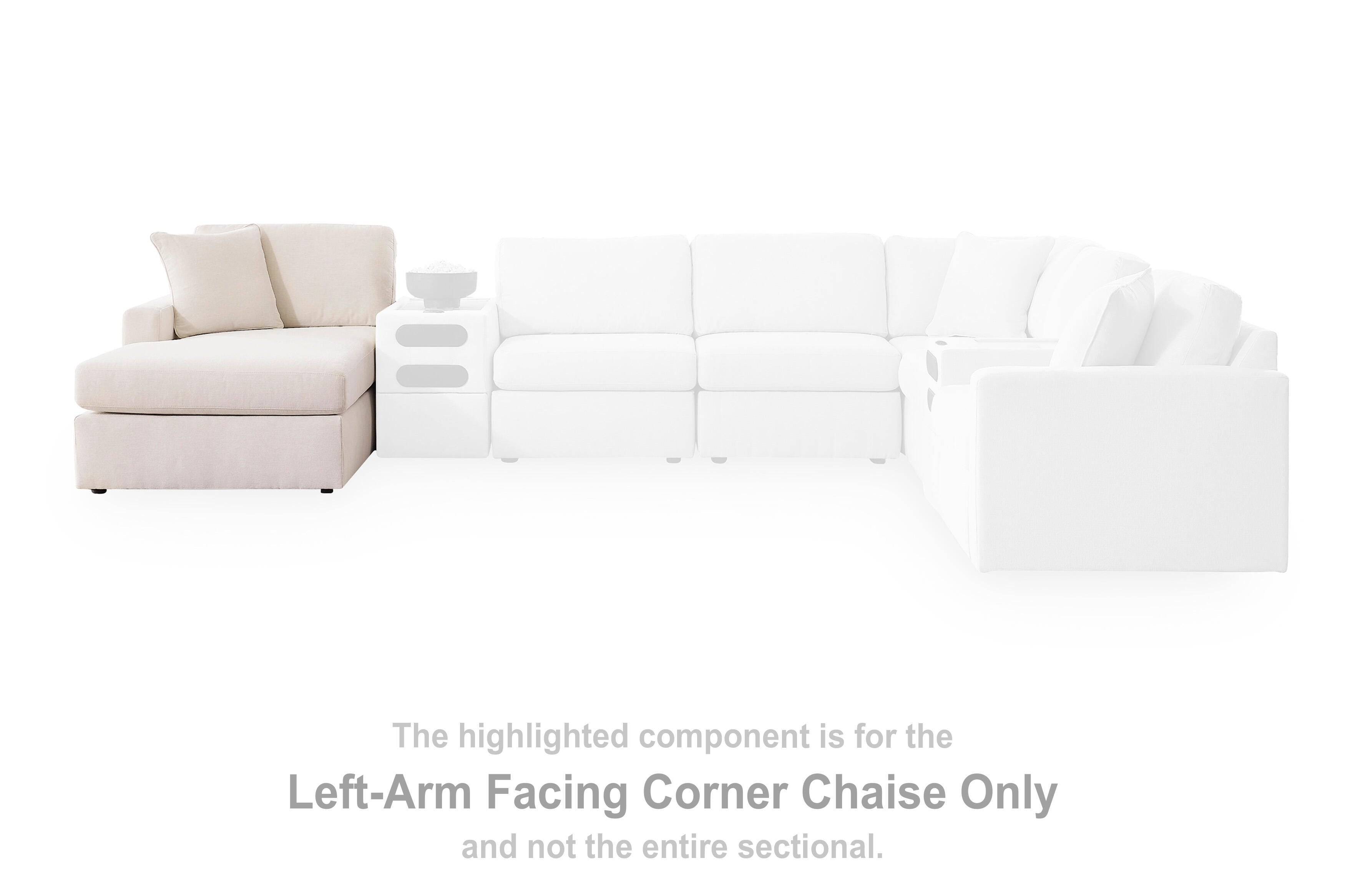 Solstice 6-Piece Sectional with Chaise and Ottoman