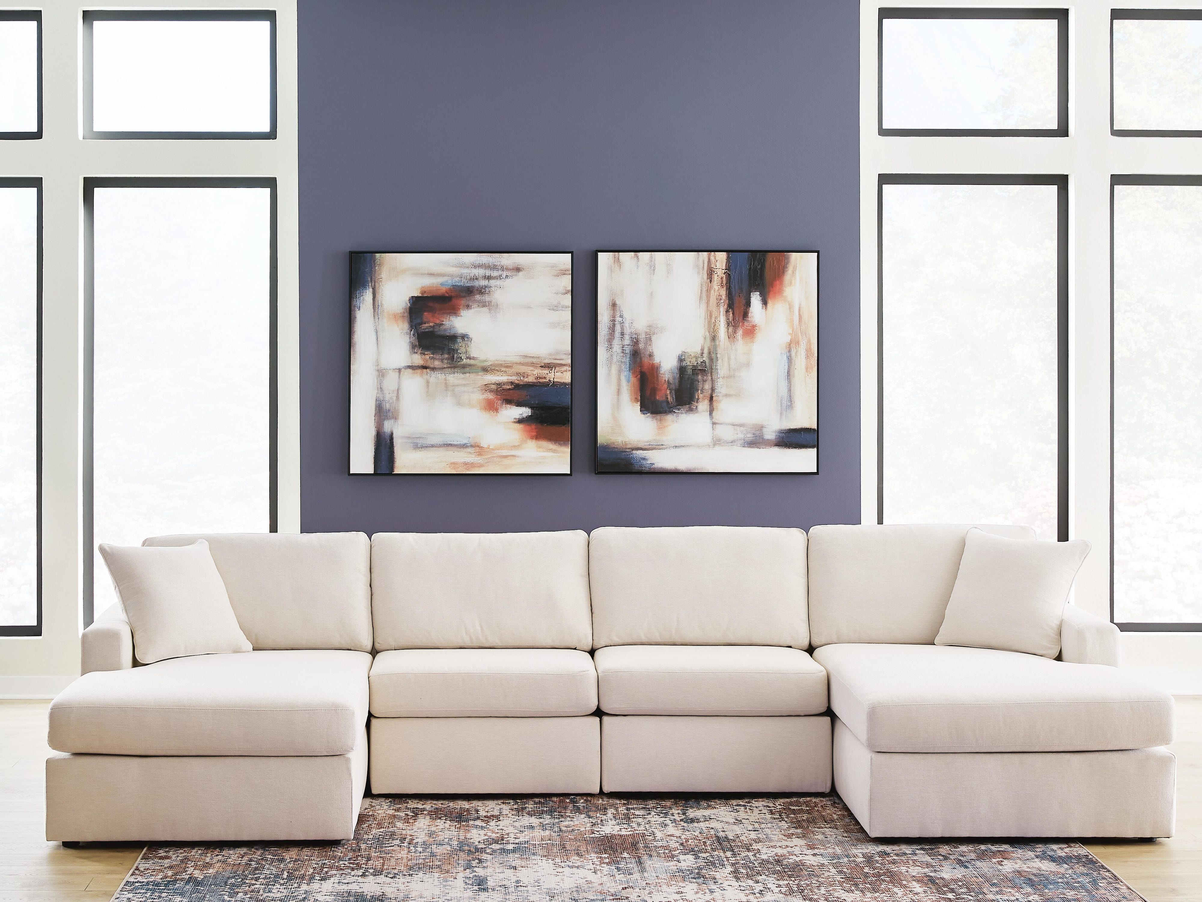 Solstice 4-Piece Double Storage Chaise Sectional