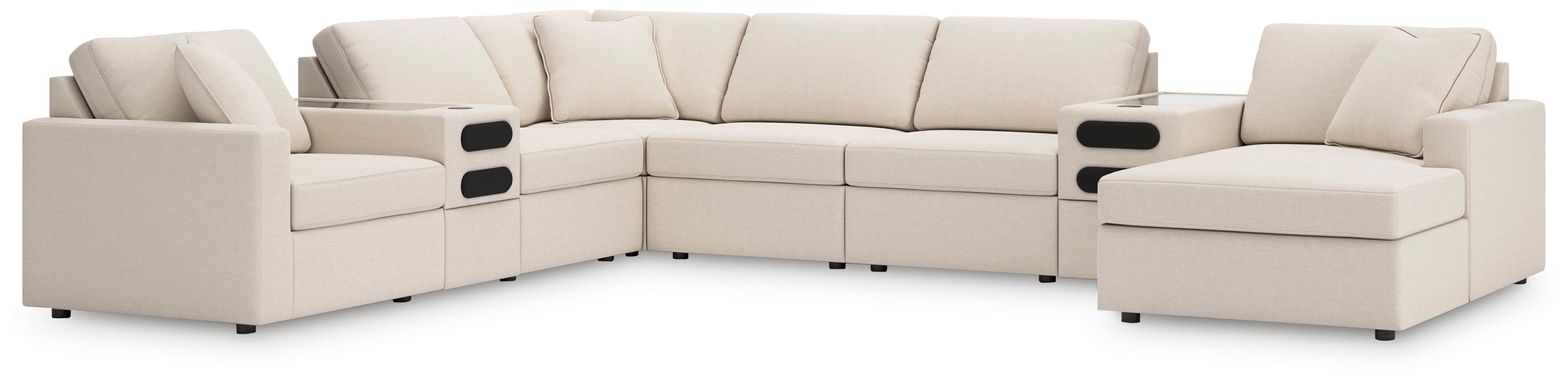 Modmax 8-Piece Sectional with Audio System and Chaise
