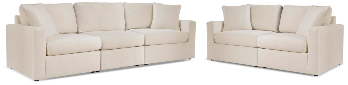 Modmax Pillar Peak Sectional Sofa and Loveseat