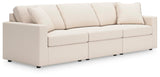 Solstice Pillar Peak Sectional Sofa, Loveseat and Recliner