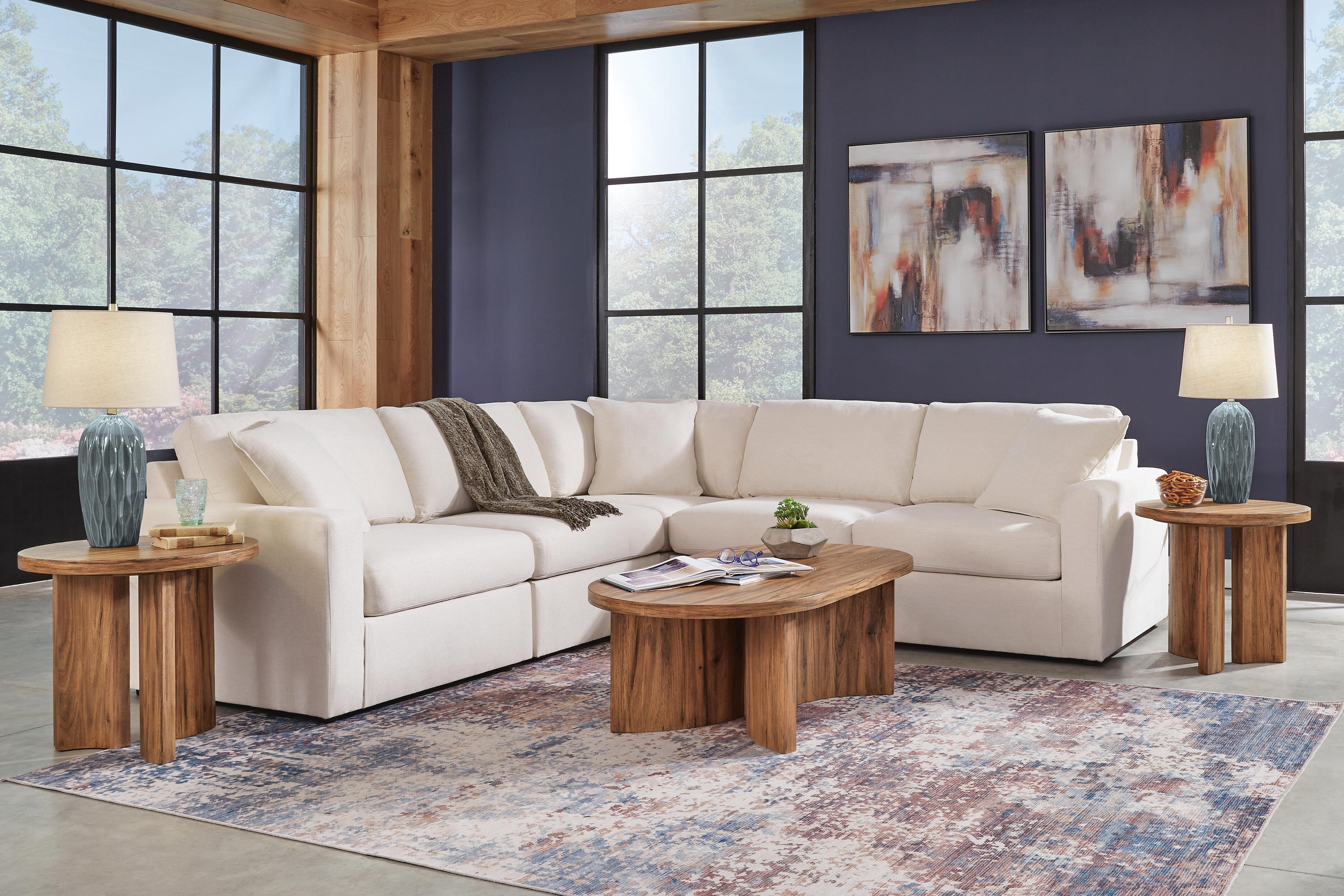 Modmax 5-Piece Sectional with Ottoman