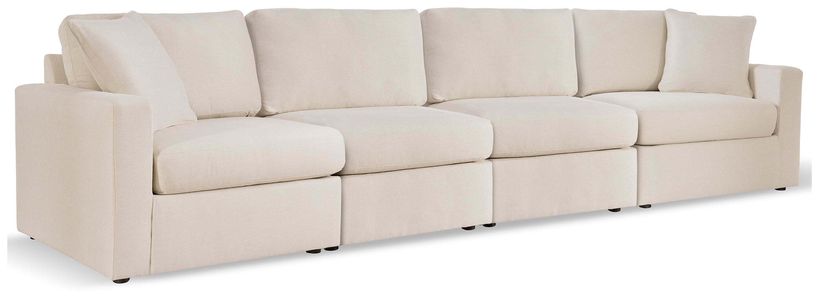Solstice 4-Piece Sectional and Ottoman
