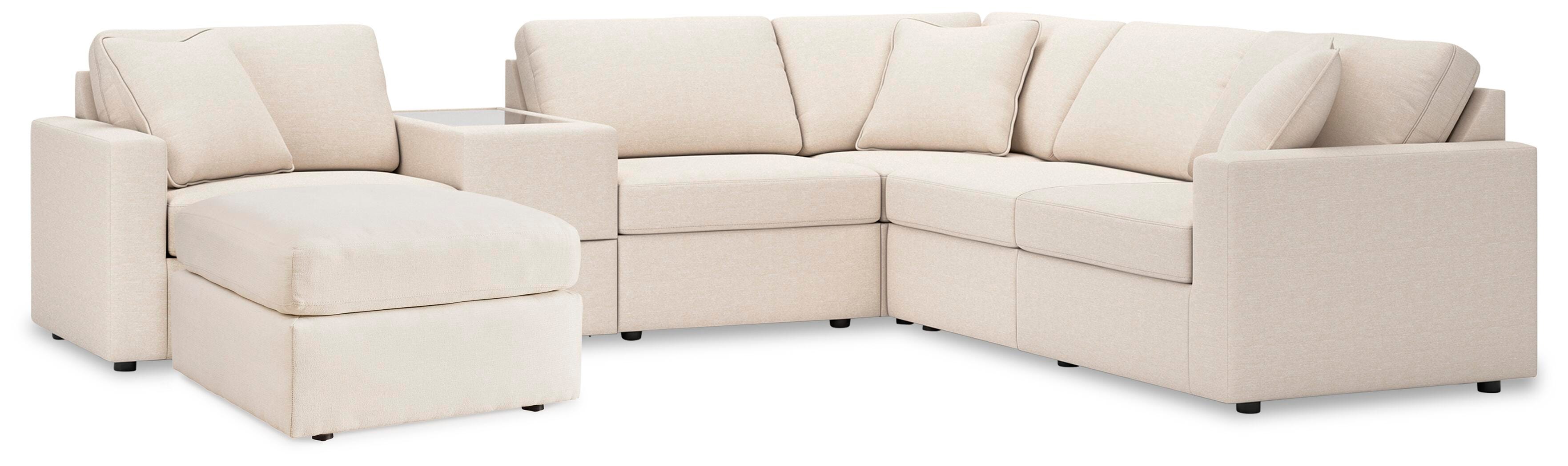 Modmax 6-Piece Sectional with Ottoman