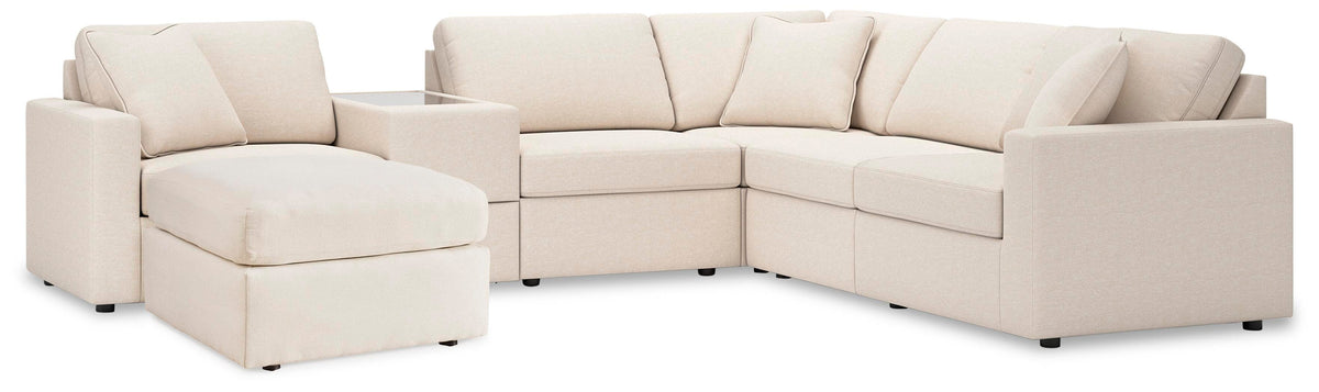 Modmax 6-Piece Sectional with Ottoman