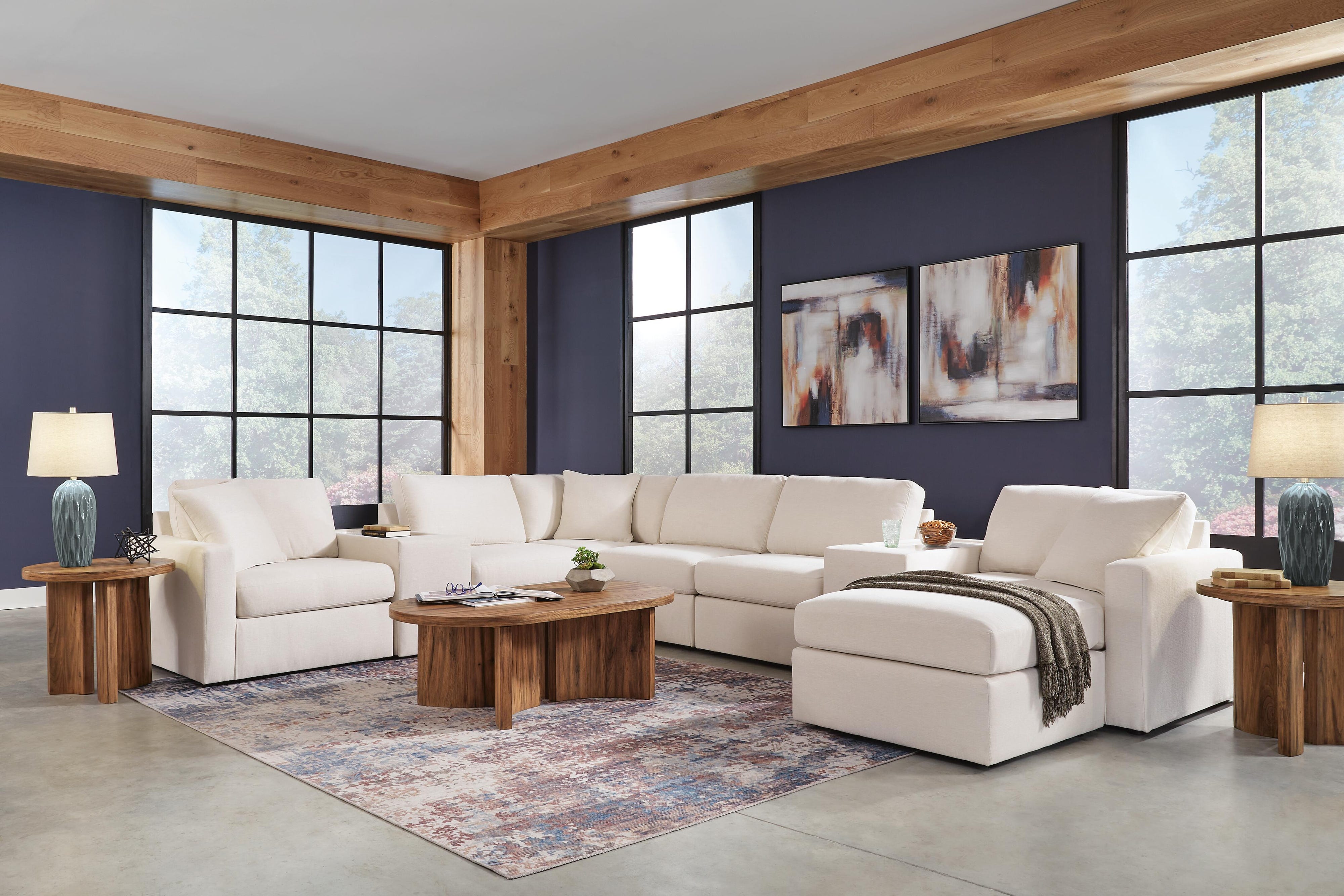 Modmax 4-Piece Sectional with Ottoman