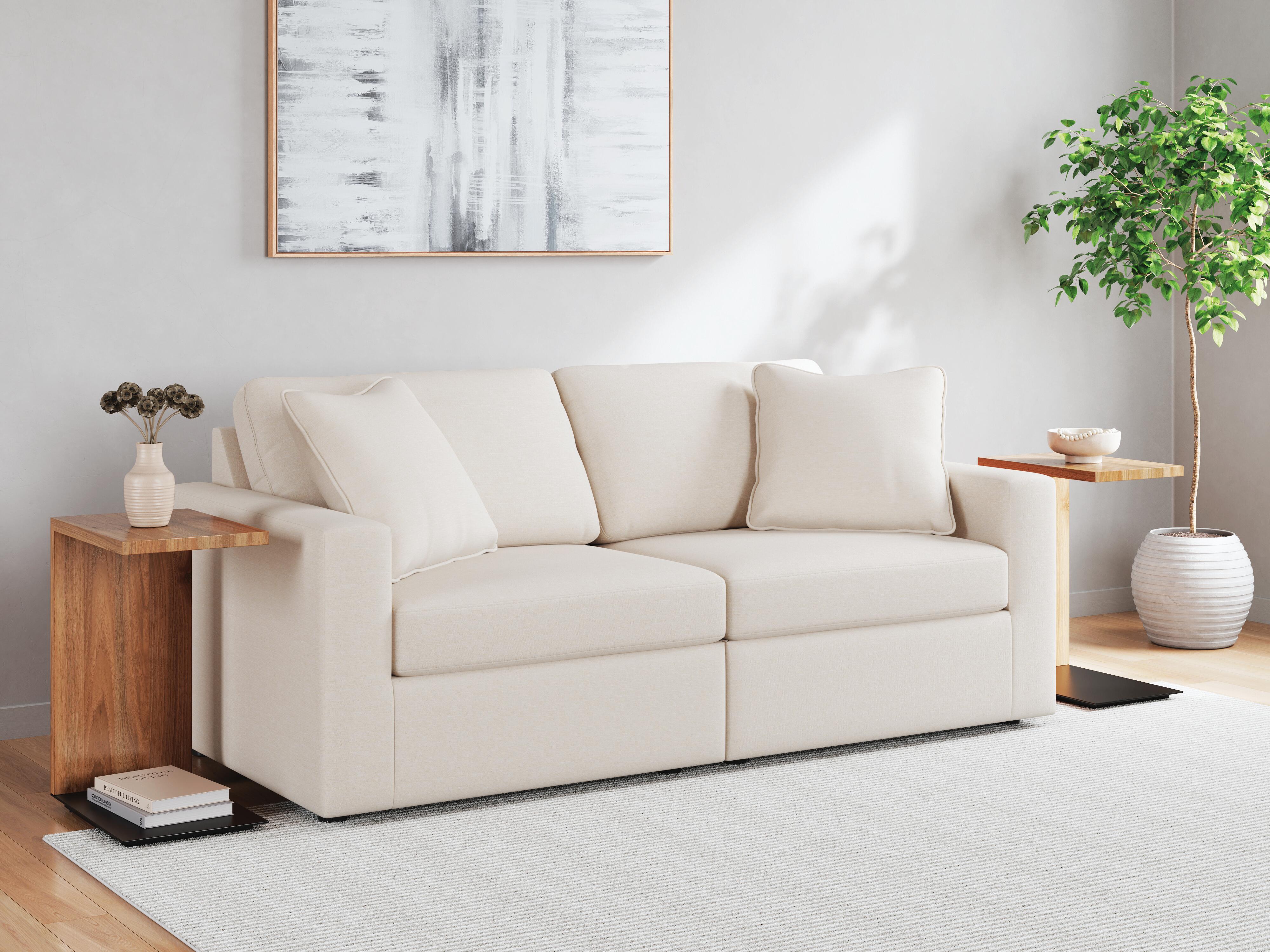 Modmax Pillar Peak Sectional Sofa and Loveseat