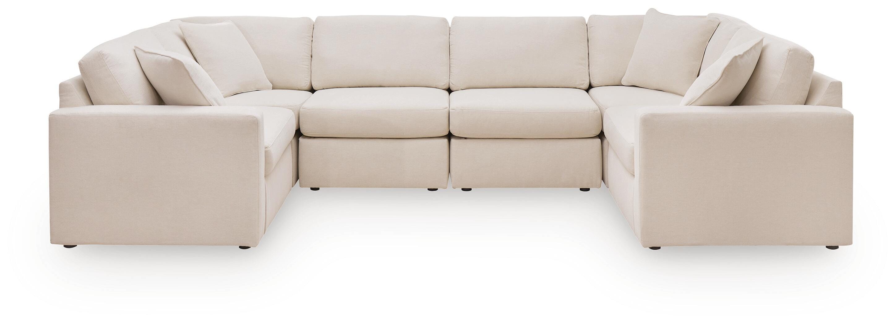 Modmax 6-Piece Sectional with Ottoman