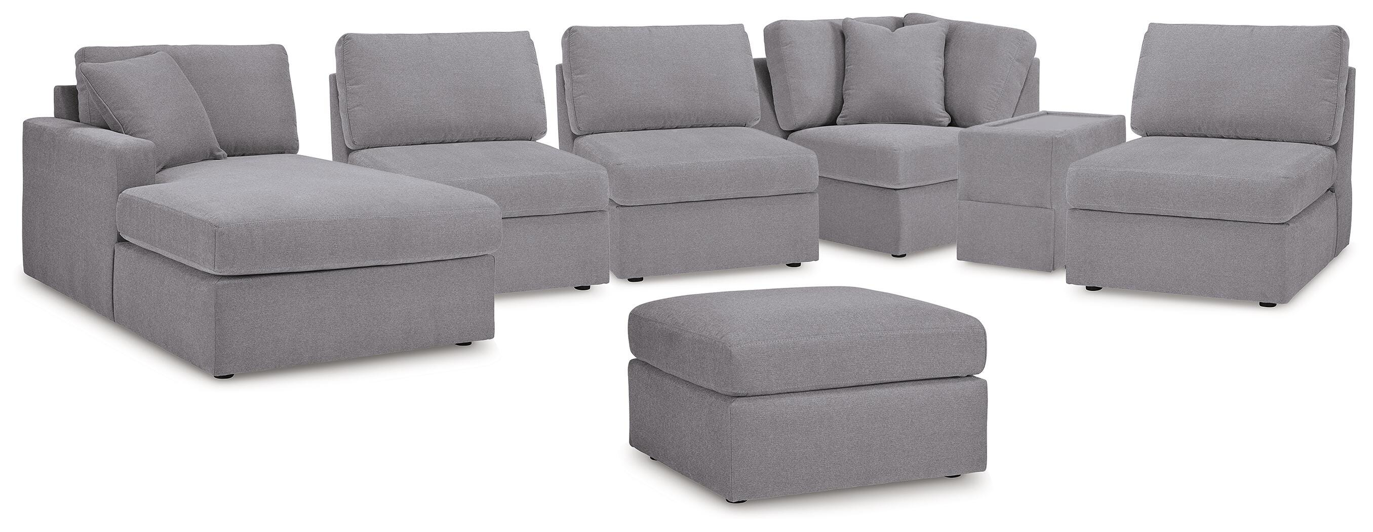 Solstice 6-Piece Sectional with Chaise and Ottoman
