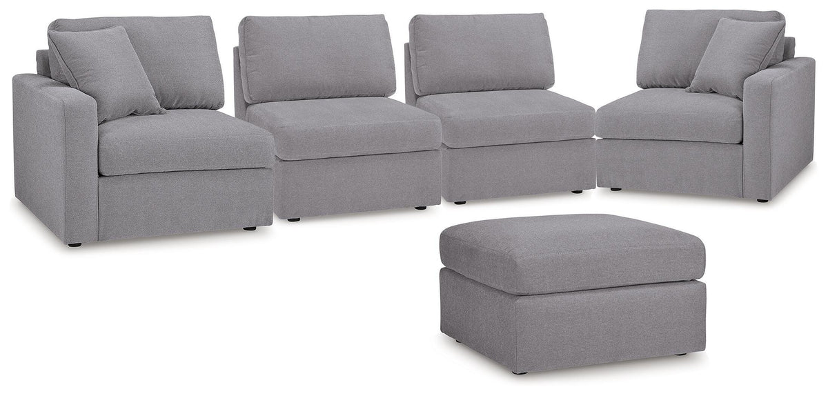 Solstice 4-Piece Sectional and Ottoman