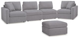 Solstice 4-Piece Sectional and Ottoman