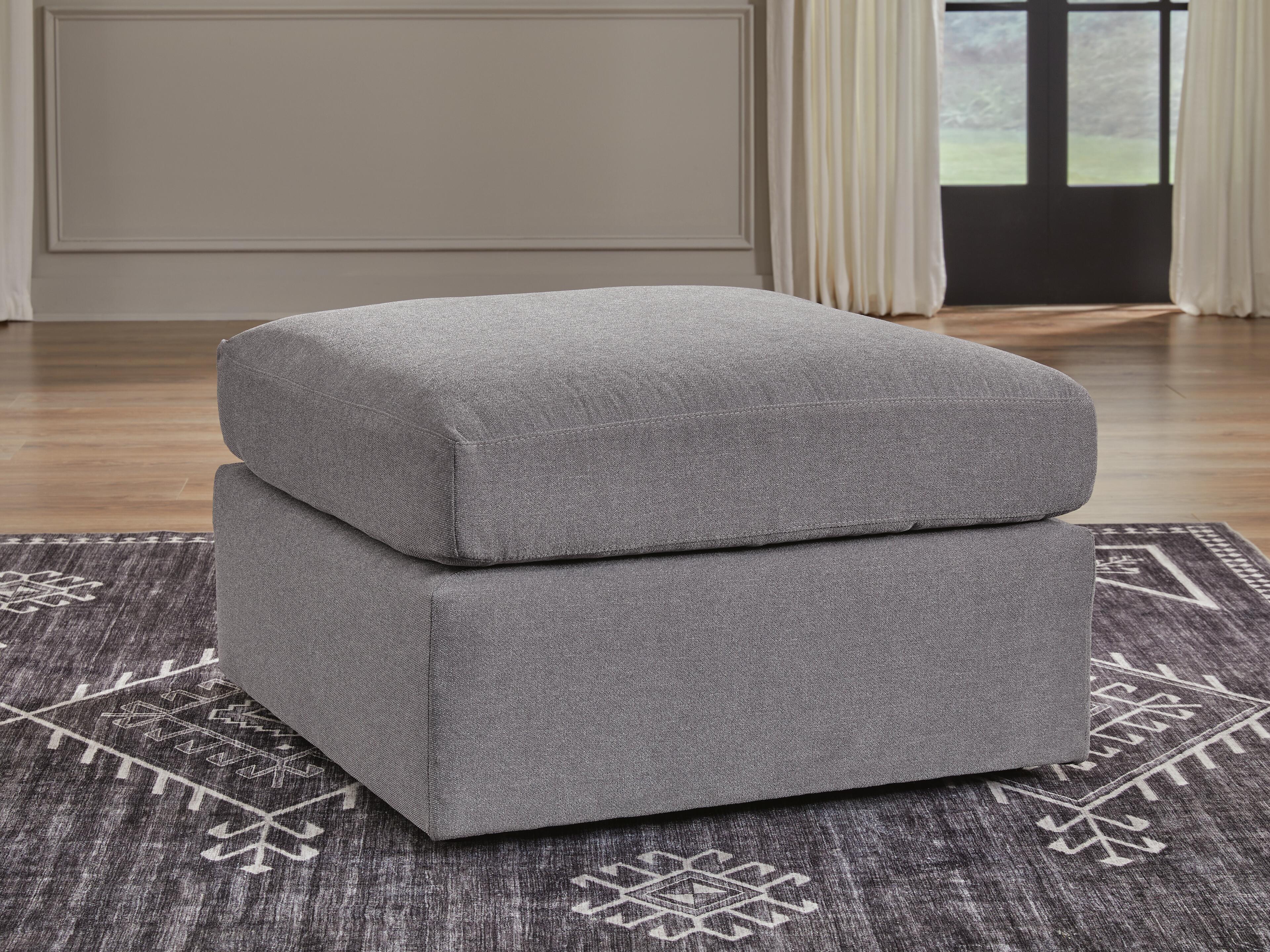 Modmax 4-Piece Sectional and Oversized Accent Ottoman
