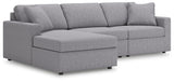 Solstice 3-Piece Sectional Sofa Storage Chaise