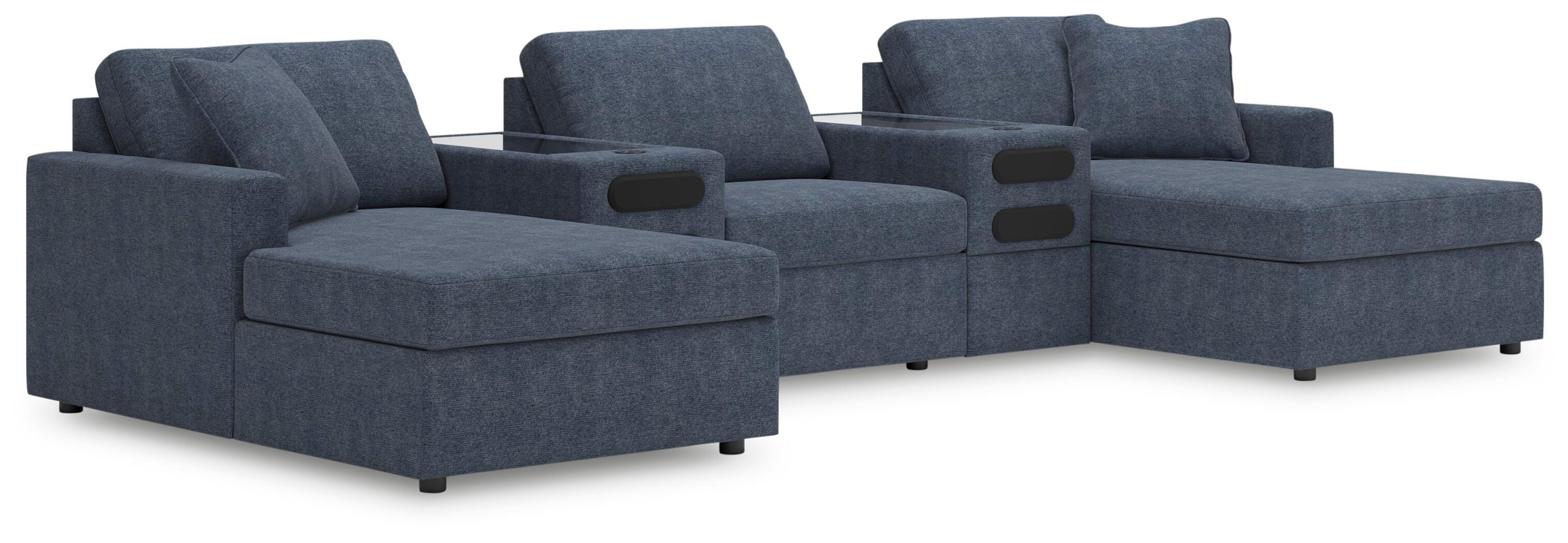 Modmax 5-Piece Sectional with Chaise and Audio Console