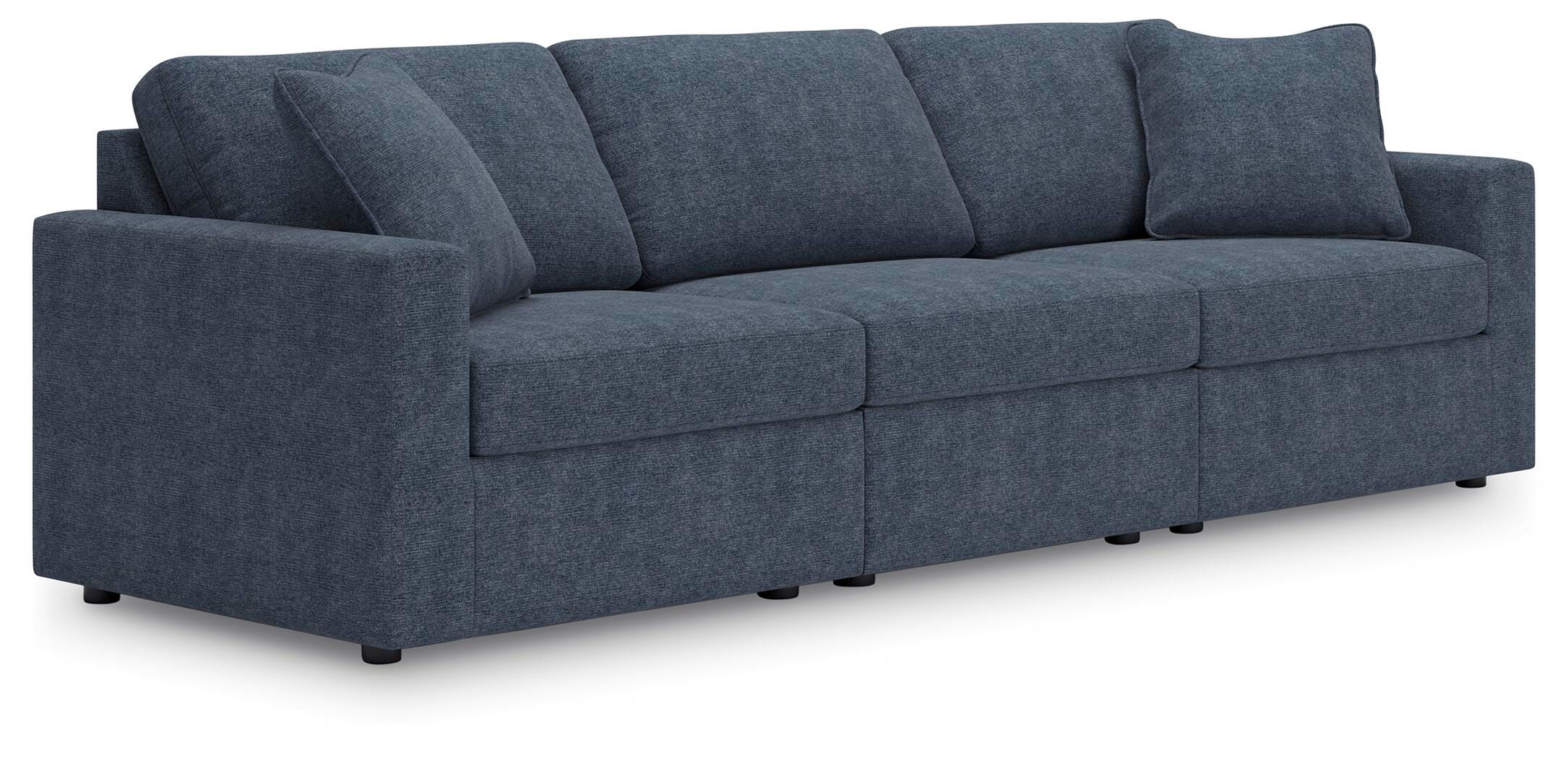 Solstice Pillar Peak Sectional Sofa, Loveseat and Recliner