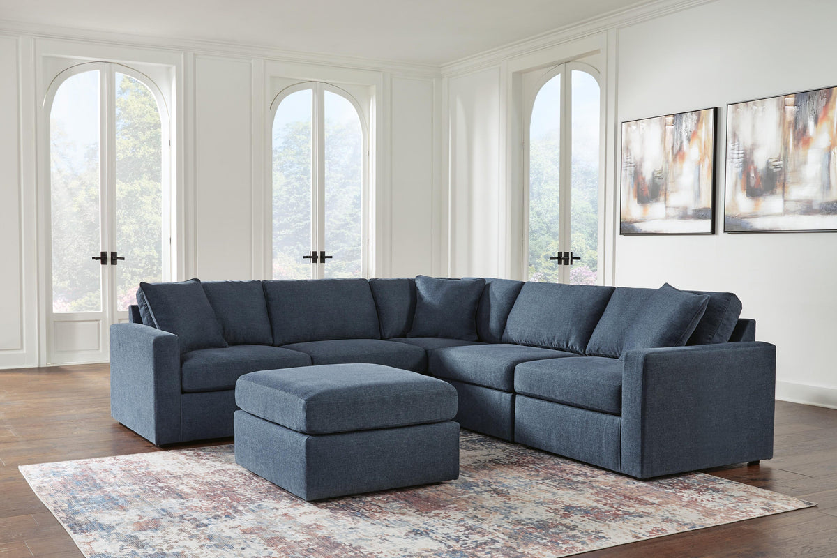 5-Piece Sectional with Ottoman