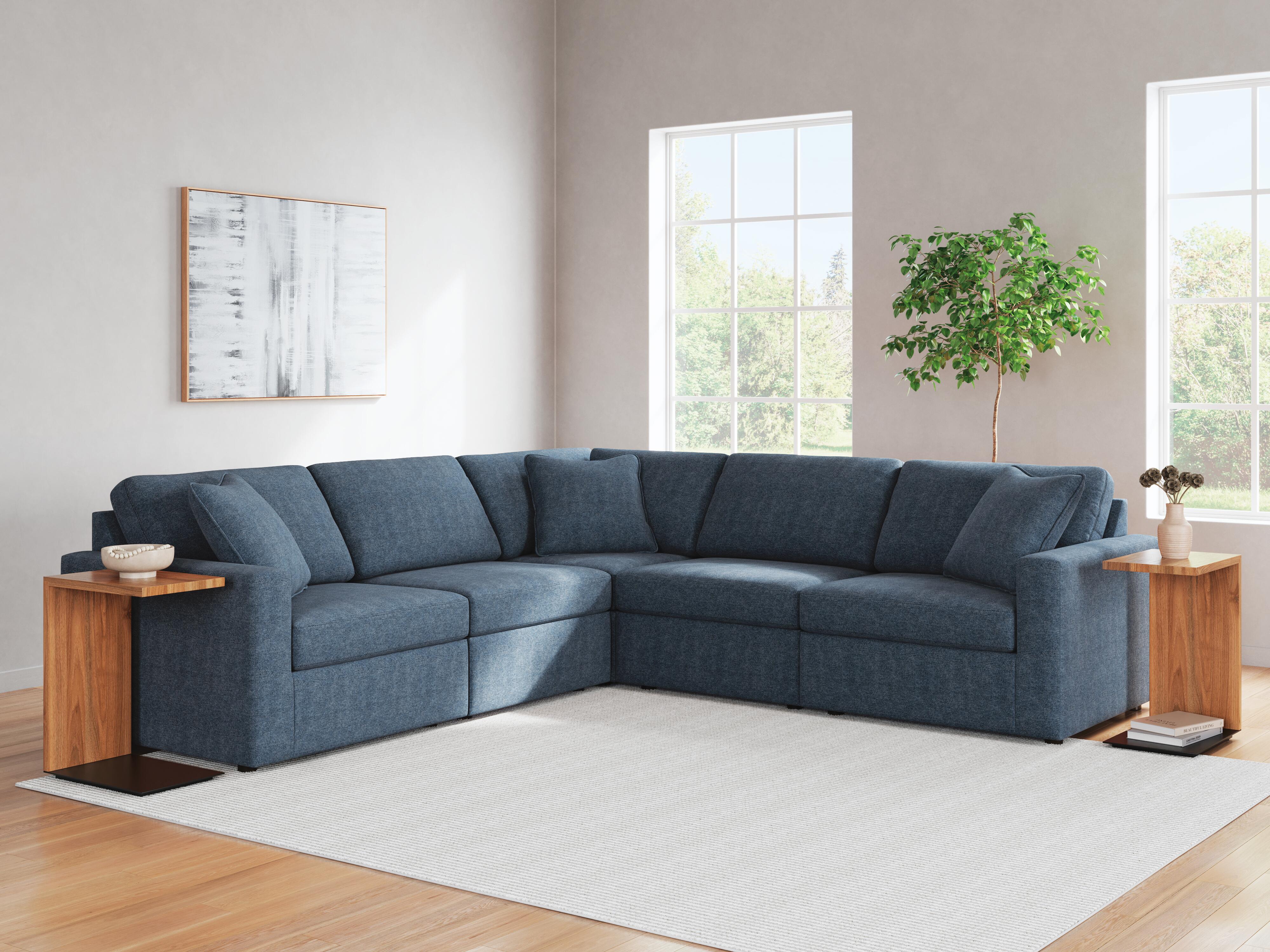 5-Piece Sectional with Ottoman