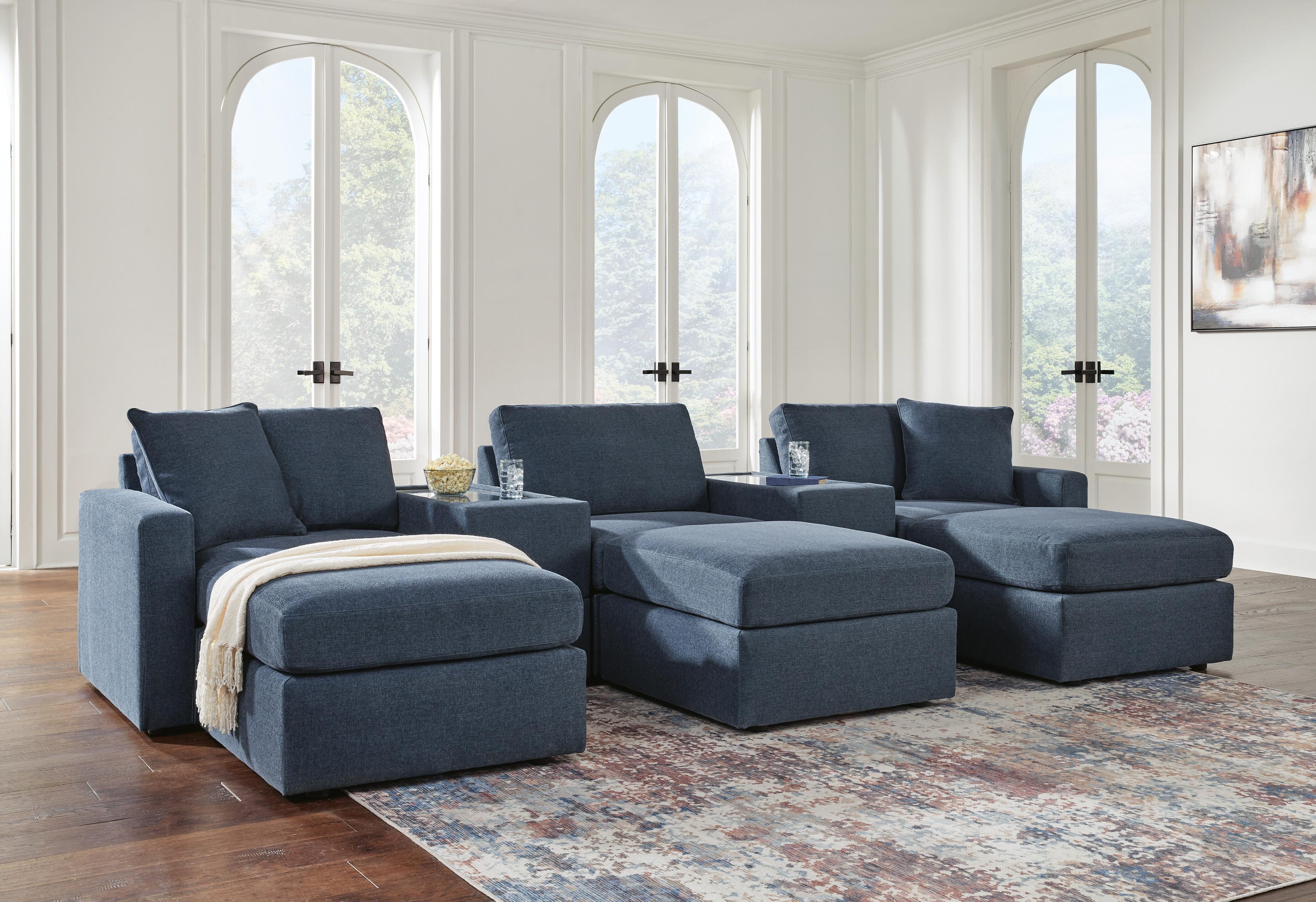 5-Piece Sectional with Ottoman