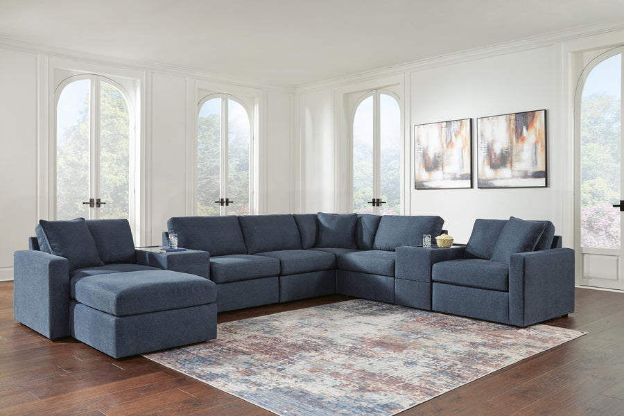 8-Piece Sectional with Ottoman