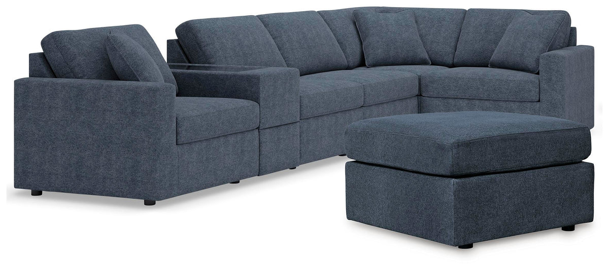 6-Piece Sectional with Ottoman